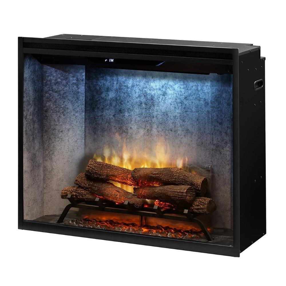 Dimplex Revillusion 36 Inch Built-in Electric Fireplace Insert - Realistic Flame Effect for Living Room, Bedroom & Office Heating