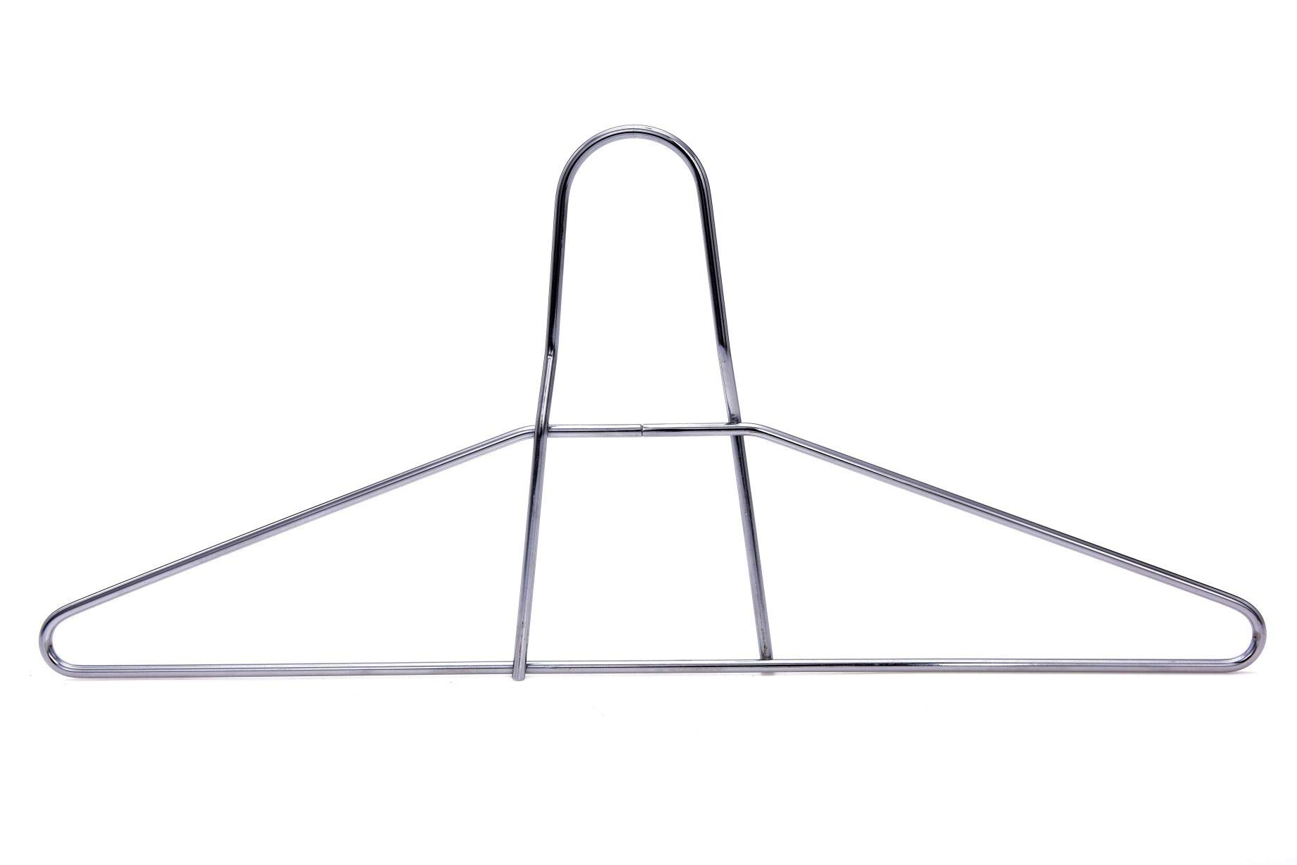 Premium Heavy Duty Metal Hangers - 30 Pack Commercial Grade Anti-Theft Wire Hangers for Suits, Coats & Jackets - 200LB Capacity Chrome Hangers for Gyms, Retail Stores & Hotels - Ideal for Wardrobe Organization, Retail Displays & Commercial Laundry Use