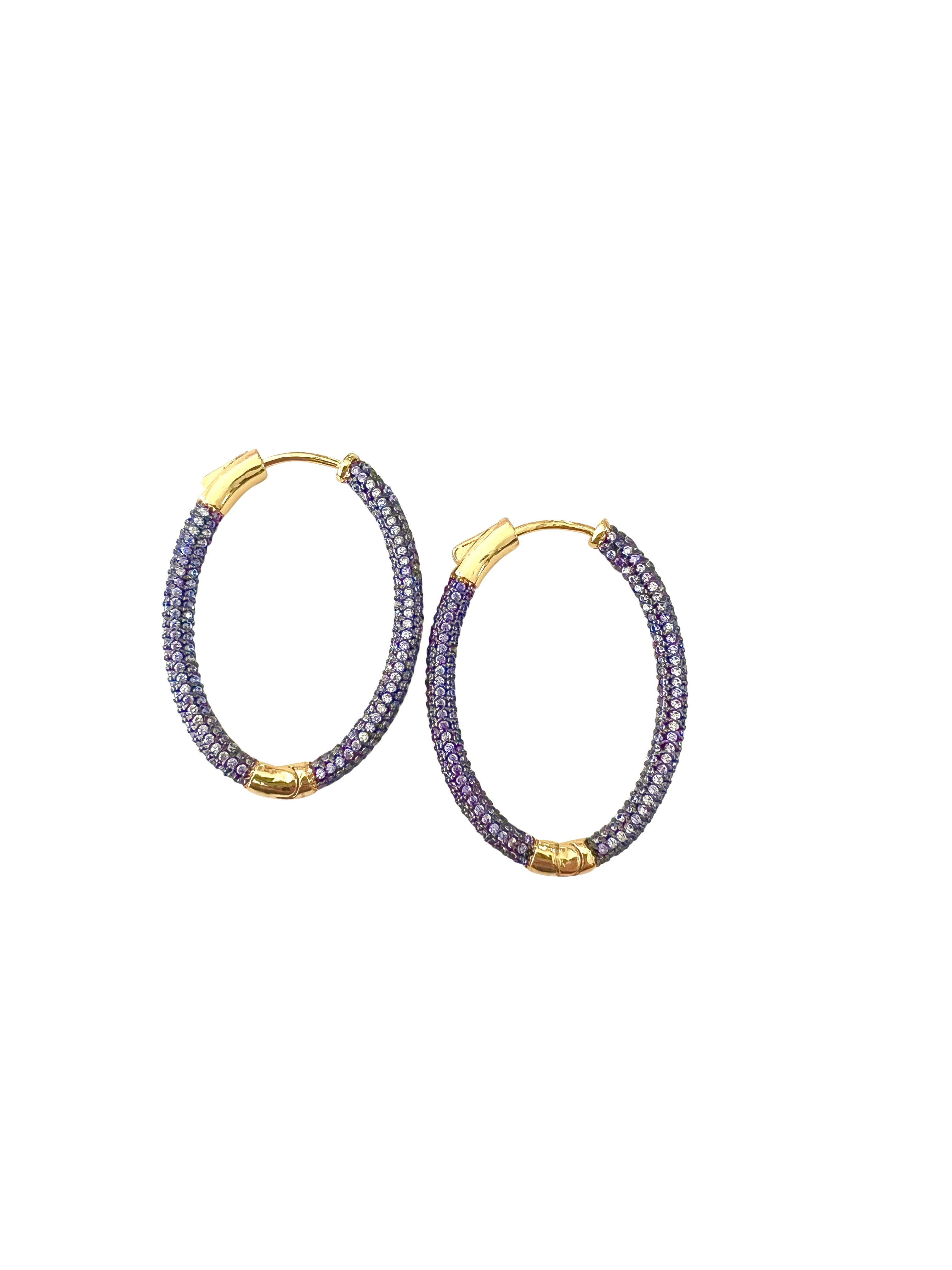 Madison Hoop Earrings for Women - Trendy Gold & Silver Dangle Hoops - Perfect for Parties, Weddings & Everyday Wear