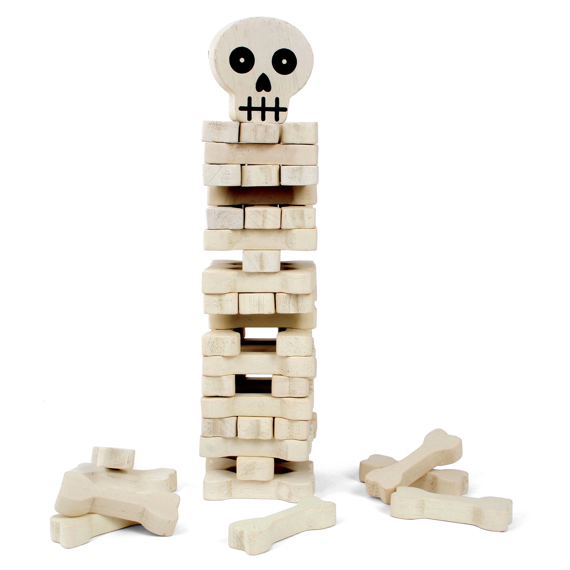 Stack The Bones Stacking Game - Fun & Challenging Balance Toy for Kids & Adults - Perfect for Family Game Night, Party Entertainment & Skill Development