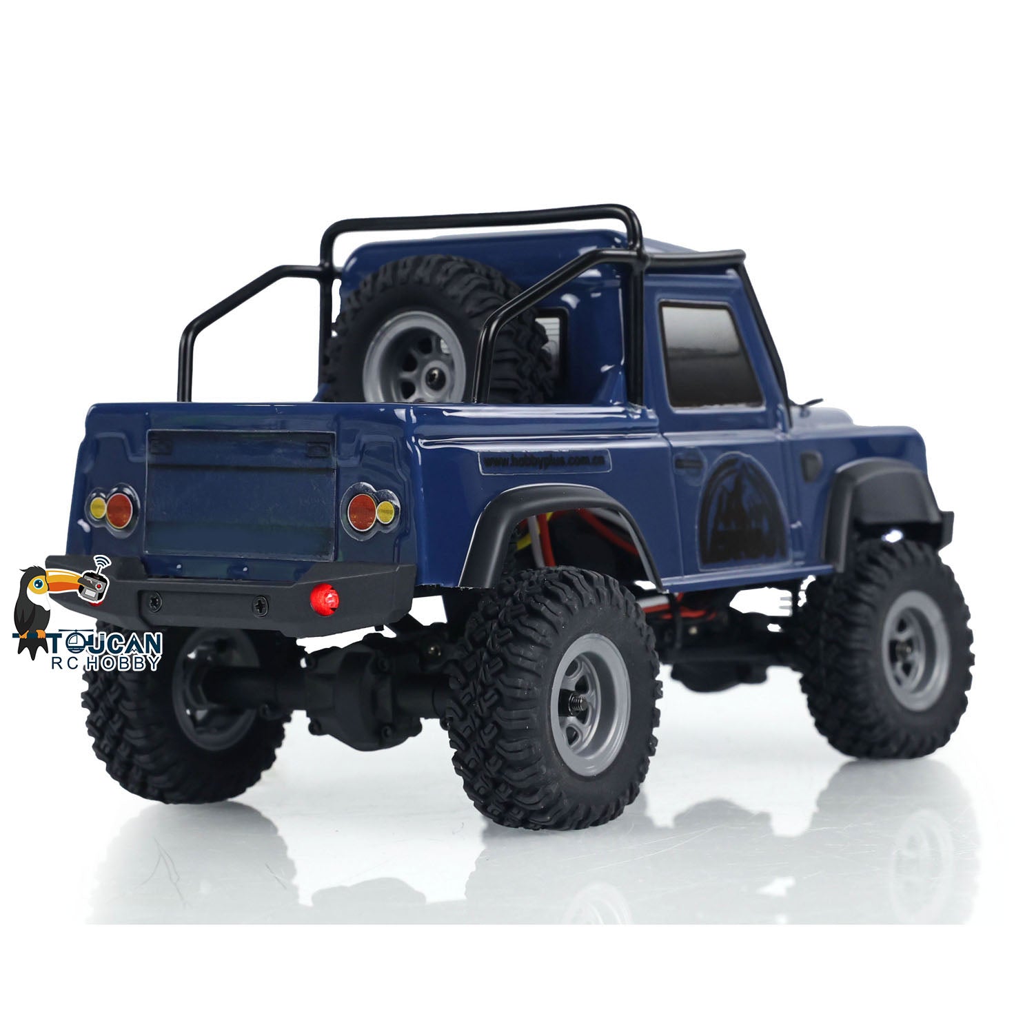 1/24 Scale Mini Remote Control Climbing Crawler Car - 4x4 4WD Off-Road RC Vehicle with Light & ESC - Electric Toy Car for Kids & Adults - Perfect for Indoor Crawling, Outdoor Adventures & RC Racing
