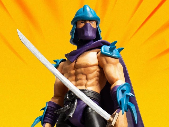 Teenage Mutant Ninja Turtles ULTIMATES! Shredder Action Figure - Collectible TMNT Villain Toy for Fans & Collectors - Perfect for Display, Play, and TMNT Themed Parties