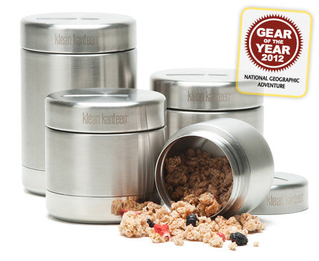 Klean Kanteen Stainless Steel Food Storage Canister Set - Airtight Containers for Meal Prep, Camping & Kitchen Organization (BPA-Free, Eco-Friendly)