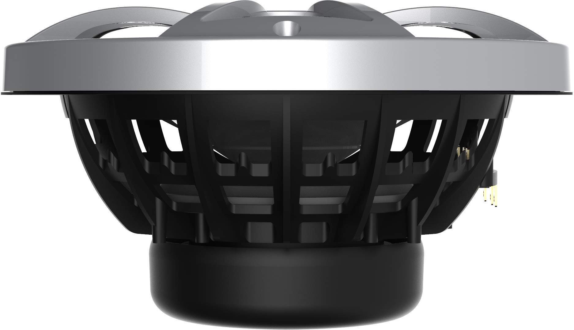 Wet Sounds Recon8-S RGB 8-Inch Marine Speakers with Silver Grill & US2-C8 Universal Cage Mount Pods, 1.50