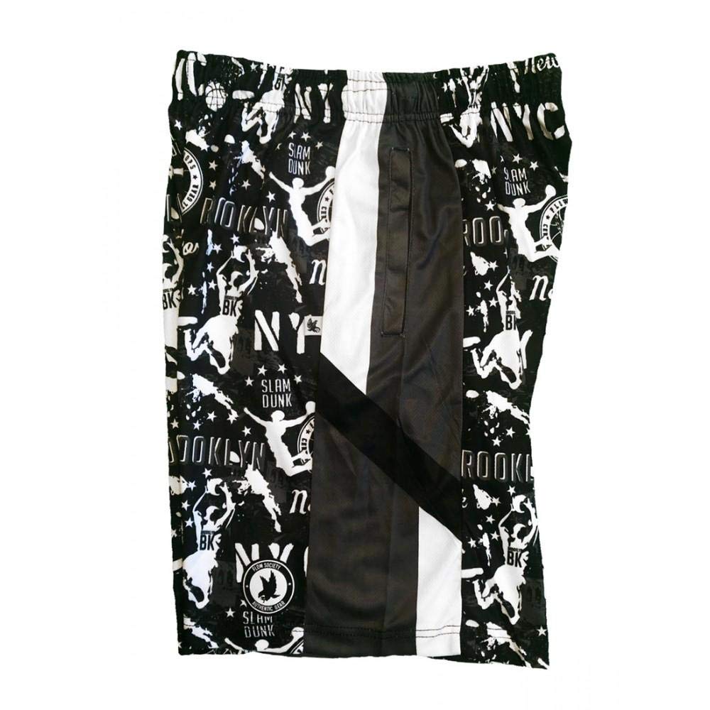 Flow Society Boys' Brooklyn Hoops Basketball Shorts - Breathable Athletic Shorts for Boys with Pockets - Perfect for Basketball, Gym, and Casual Wear