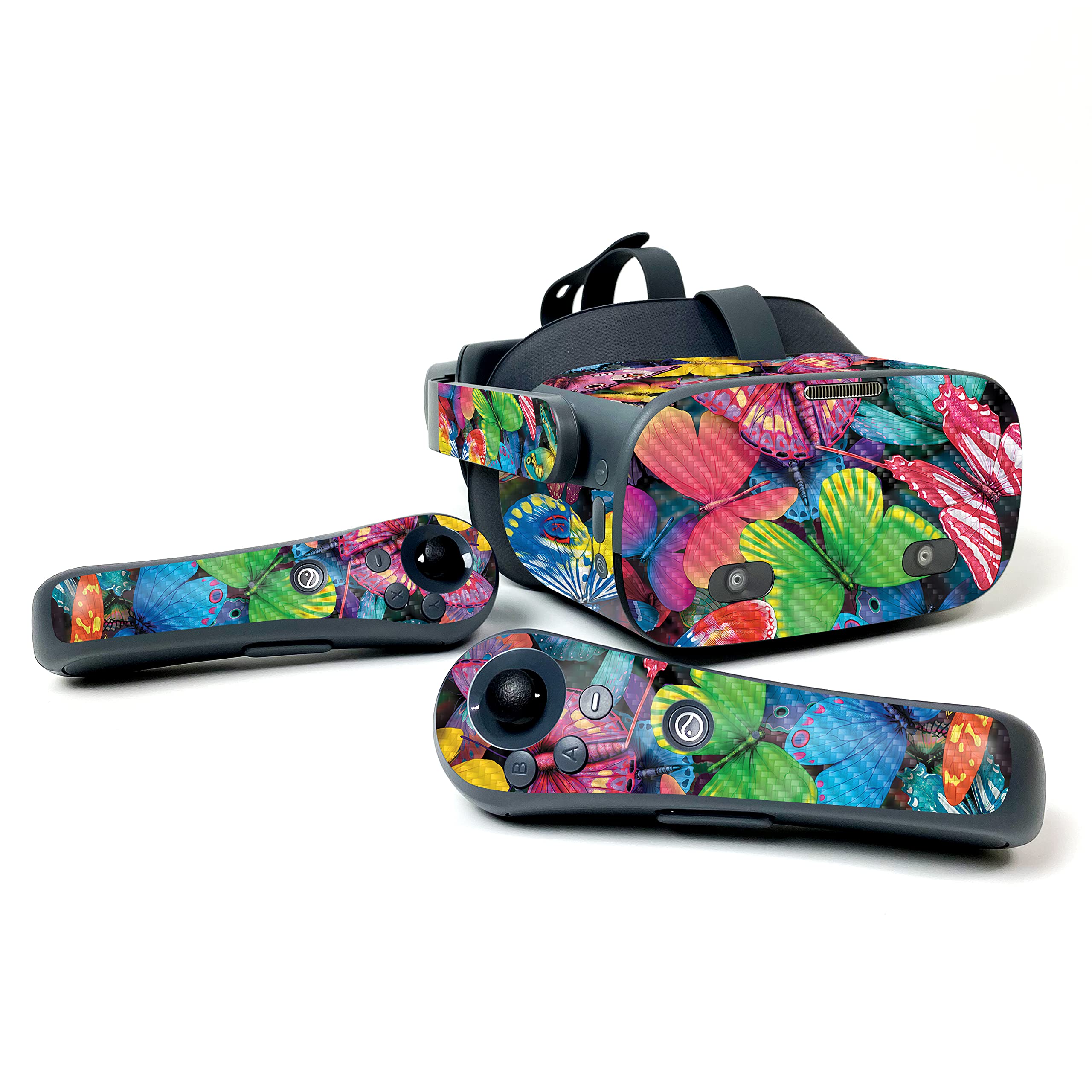 Pico Neo 2 Carbon Fiber Skin | Durable Protective Cover | Butterfly Party Design | for VR Gaming & Travel