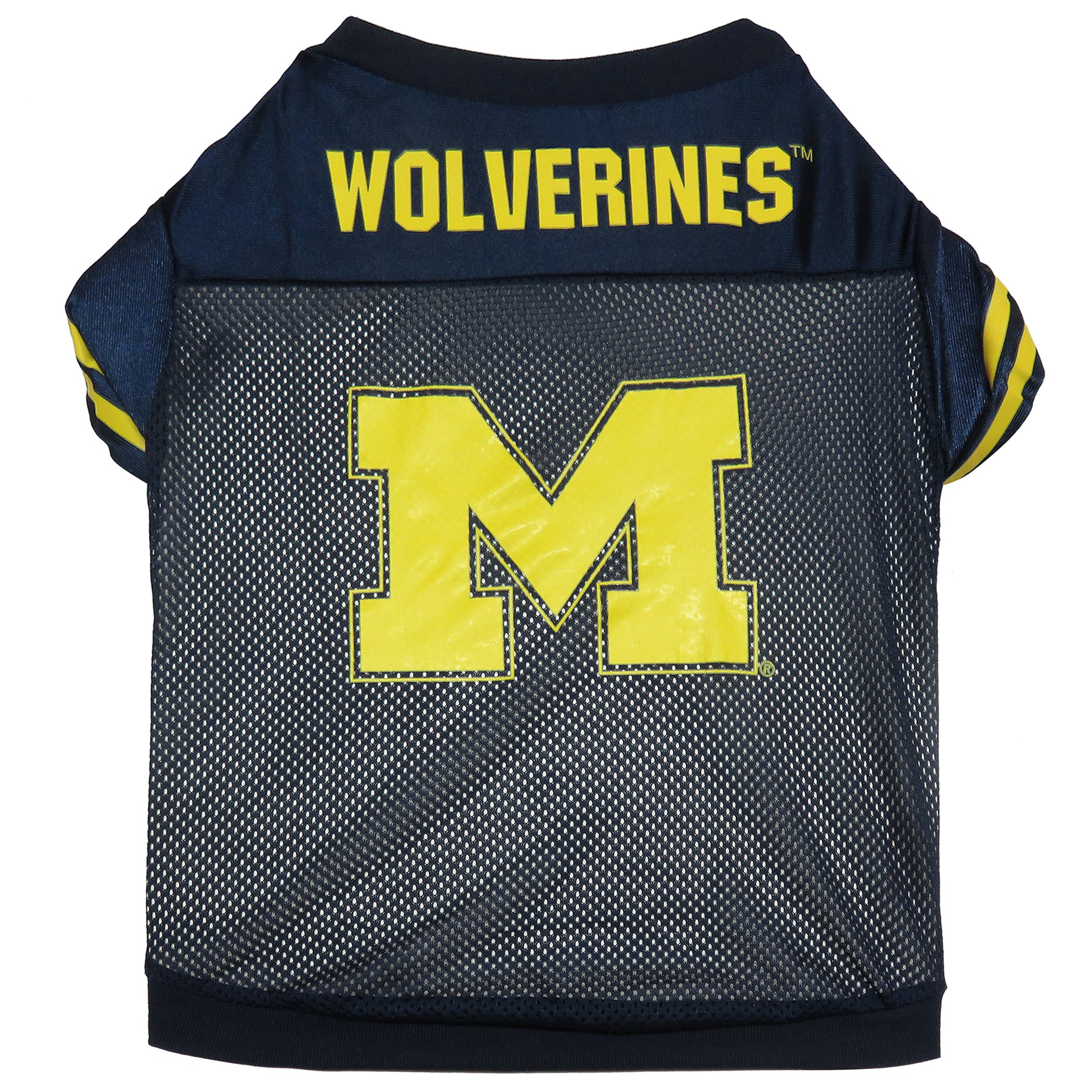NCAA Michigan Wolverines Football Dog Jersey - Small Size, Officially Licensed Pet Apparel for Game Day & Fan Events