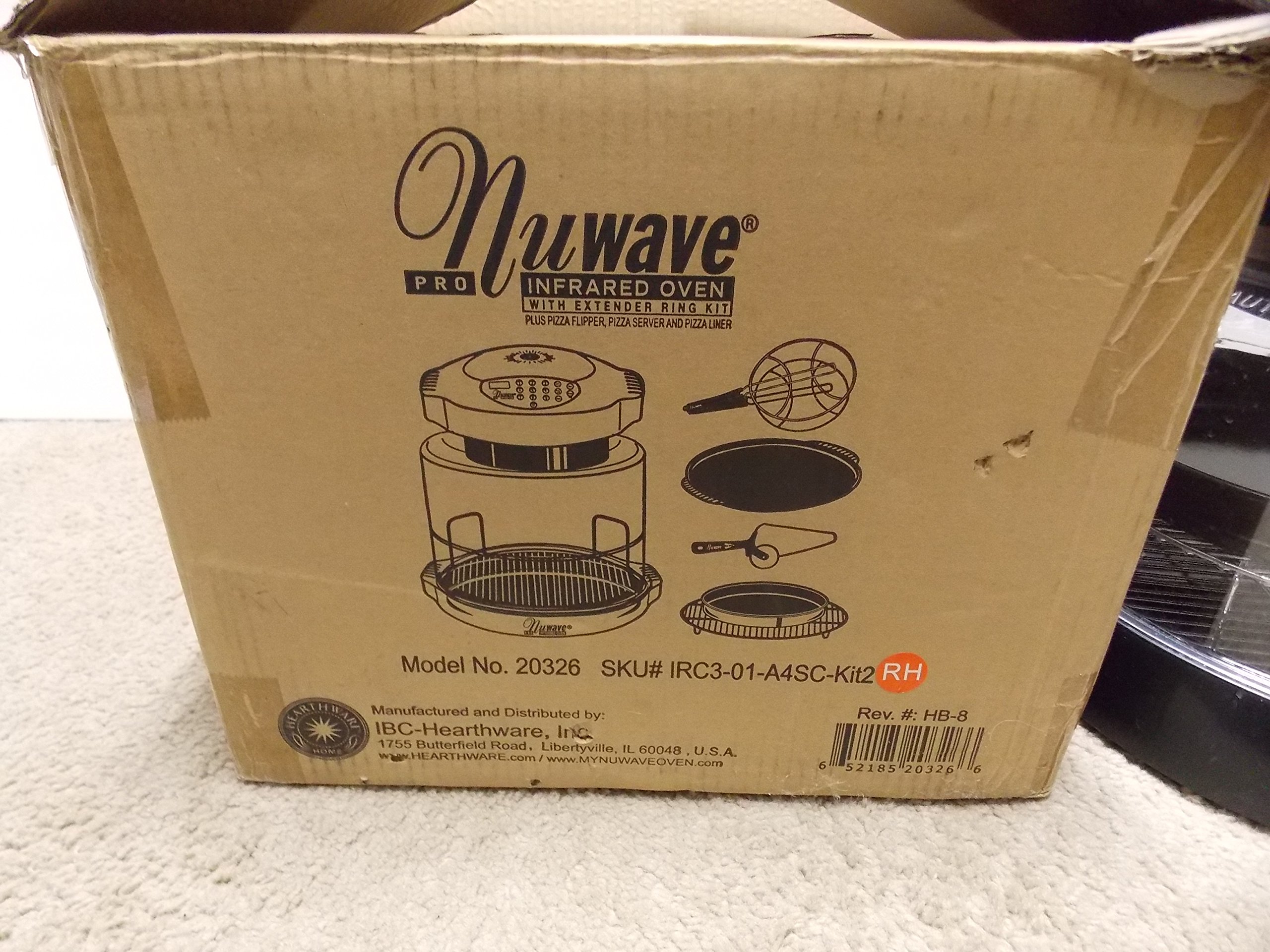 NuWave Pro Digital Black Oven - Countertop Convection Oven for Baking, Roasting & Air Frying | Perfect for Small Kitchens, Dorms & RV Cooking