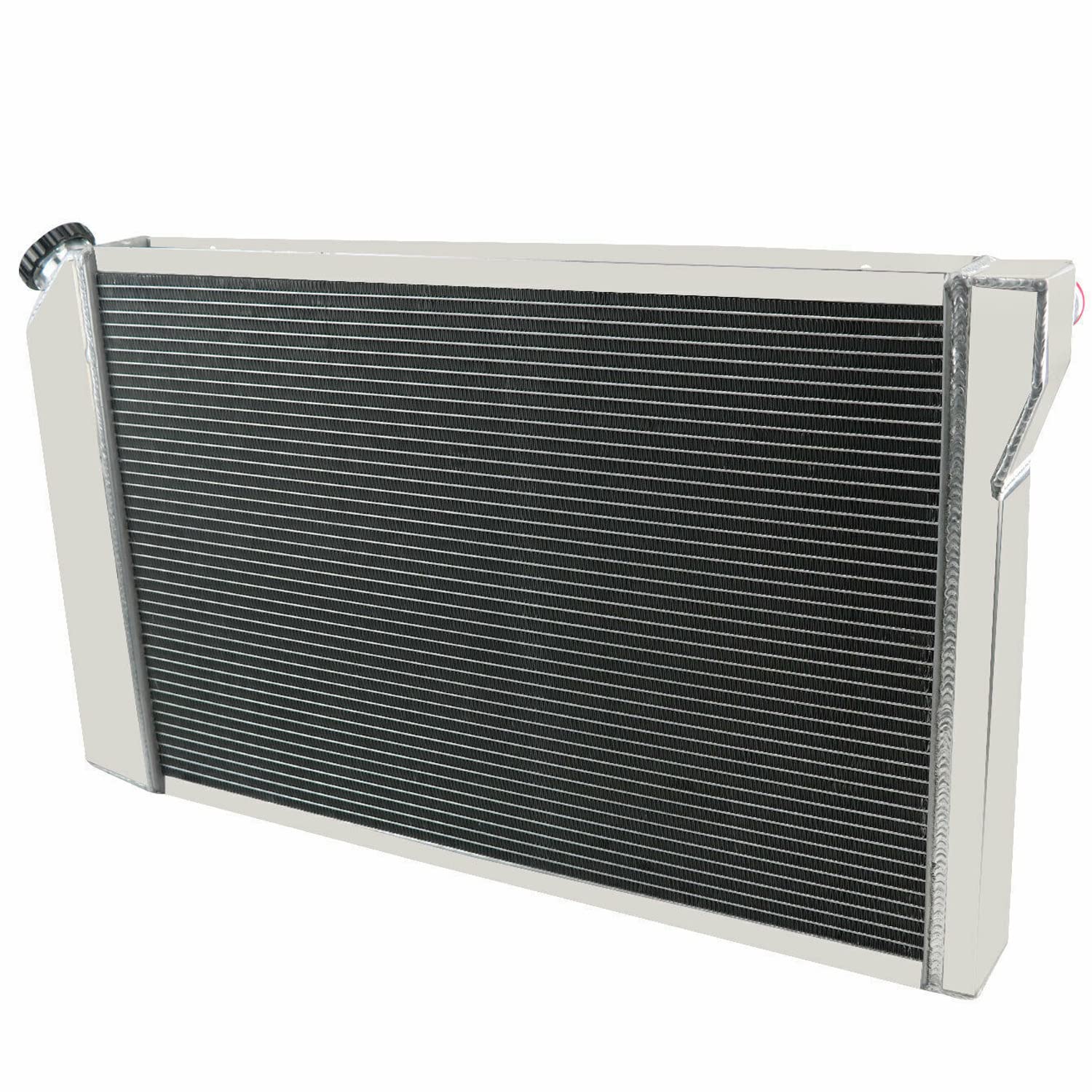 4 Row Aluminum Radiator Shroud Fan for 1977-1982 Chevy Corvette C3 5.7L 5.0L V8 - High Performance Cooling Upgrade for Classic Car Restoration & Hot Rod Builds