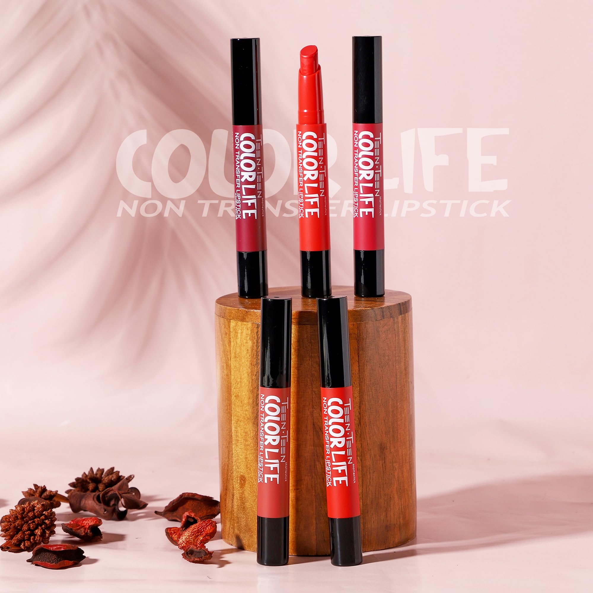 TEEN.TEEN Waterproof Matte Lipstick - Long Lasting, Non-Transfer, Brown Sugar Shade | Perfect for Everyday Wear, Date Night & Special Occasions