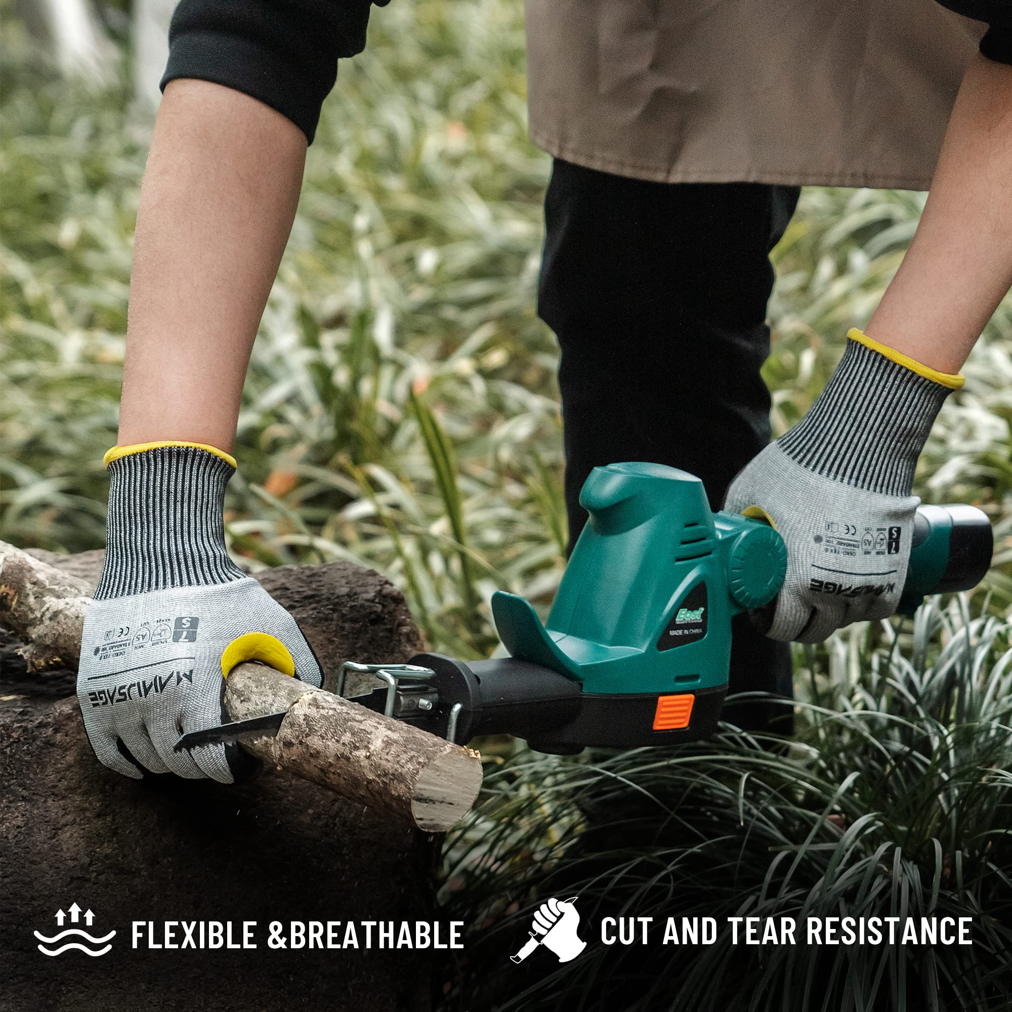 Cut Resistant A5 Gloves - Level 5 Protection for Kitchen, Butcher & Industrial Use - Durable Safety Gloves for Food Prep, Meat Processing & Construction Work