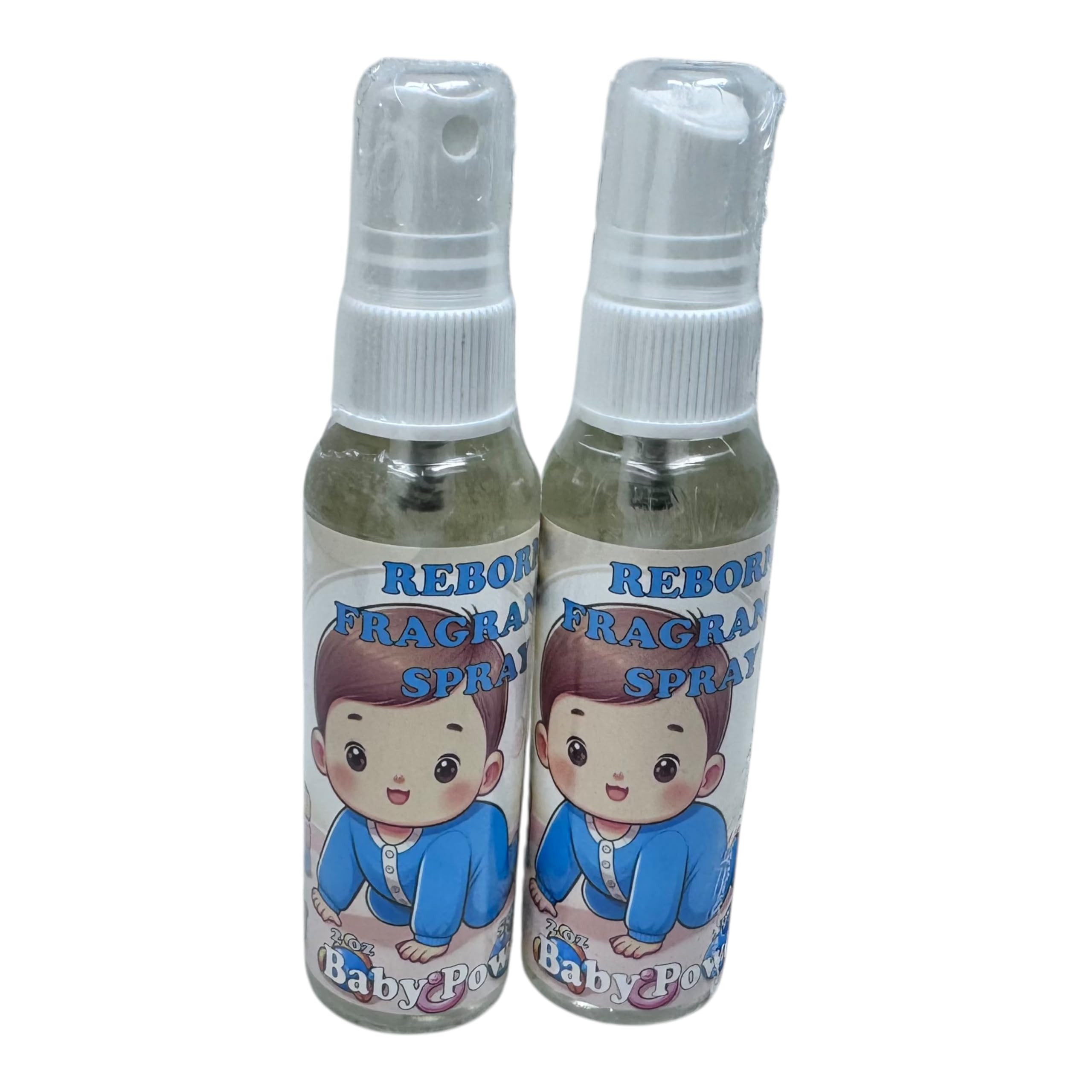 Reborn Baby Powder Perfume & Cologne Gift Set - 2 x 2 oz Bottles | Fresh Scent for Babies & Adults | Perfect for Nursery, Diaper Bags & Everyday Use