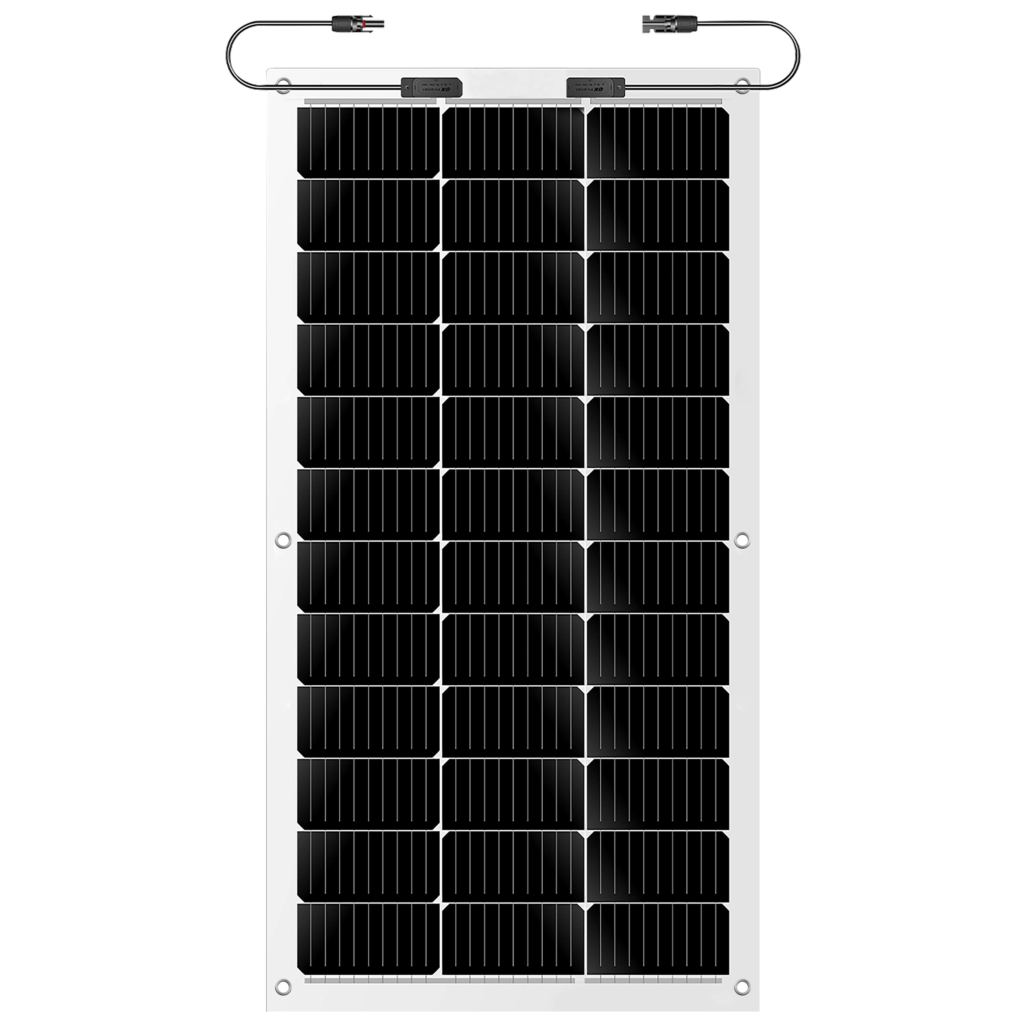 Elios Voltaic110F 110W Semi-Flexible Solar Panel - Lightweight & Durable for RV, Boat, Camping & Off-Grid Power