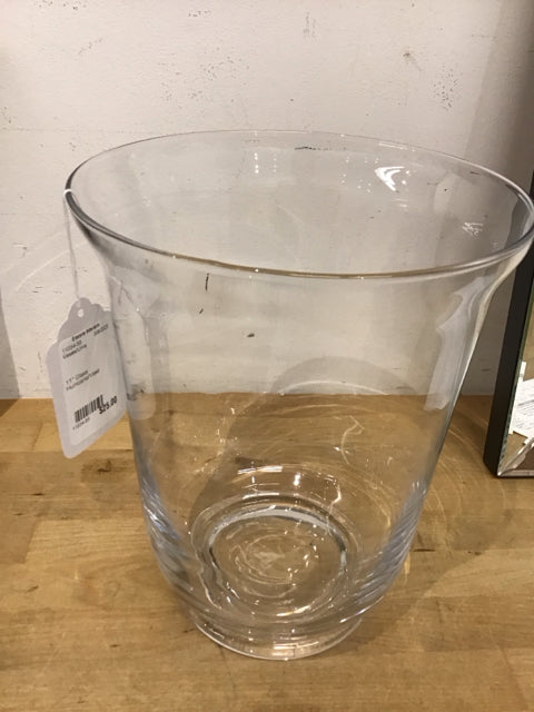 11 Inch Glass Hurricane Vase for Candles - Elegant Centerpiece for Weddings, Home Decor, and Party Decorations