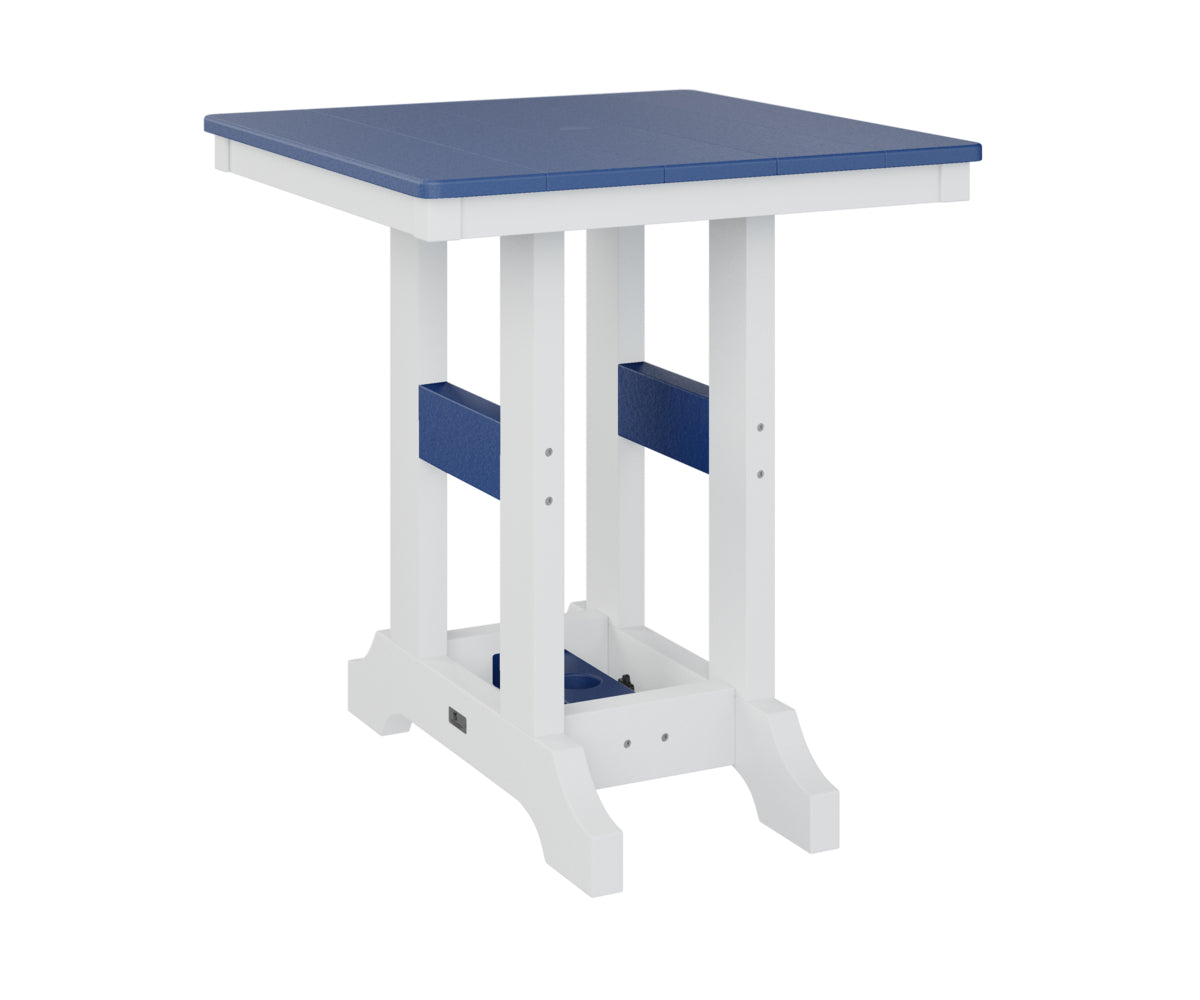 Pacific Blue on White