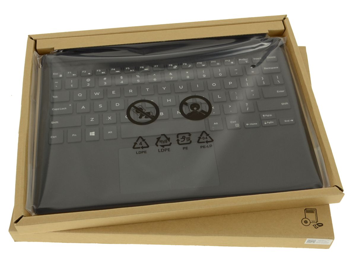 Original Dell OEM Latitude 5285 Tablet Keyboard - HMW4V Travel Mobile Keyboard for Business Professionals | Compatible with Latitude 5285 2-in-1 Laptop | Perfect for Remote Work & Business Travel
