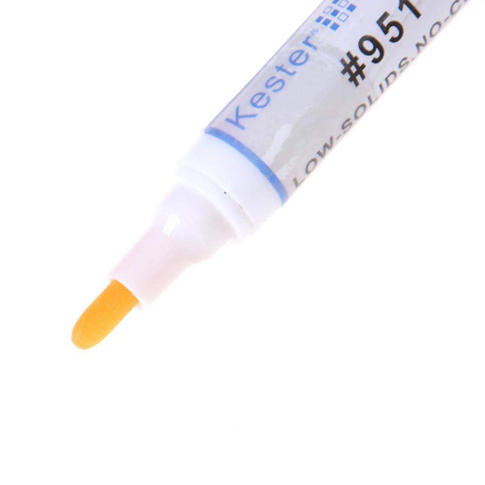 No Clean Solder Flux Pen - 10ml (0.34oz) Electronics Soldering Flux for Tabbing Wire, Welding & PCB Repair - Perfect for DIY Electronics, Circuit Board Fixing & Jewelry Making
