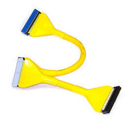 PCToys 24-inch Yellow ATA/IDE 133 Cable - High-Speed Internal Computer Hard Drive Ribbon for Desktop PCs - Perfect for Upgrading & Repairing Old Computers