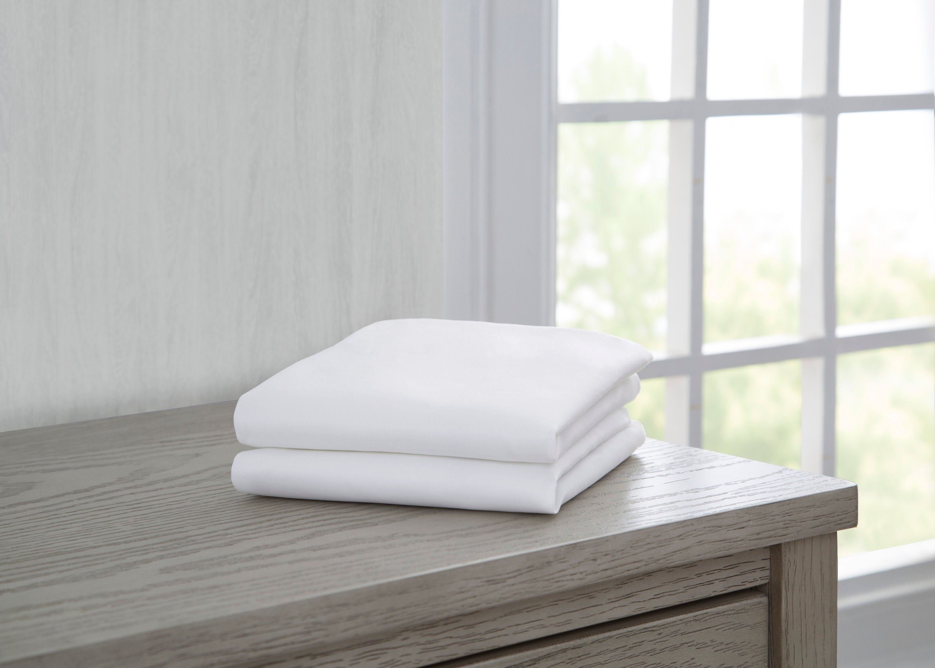 2 Pack Fitted Bassinet Sheet Set - Compatible with Delta Children Bassinet 25402 | Soft & Breathable Crib Sheets for Baby Nursery, Travel & Co-Sleeping