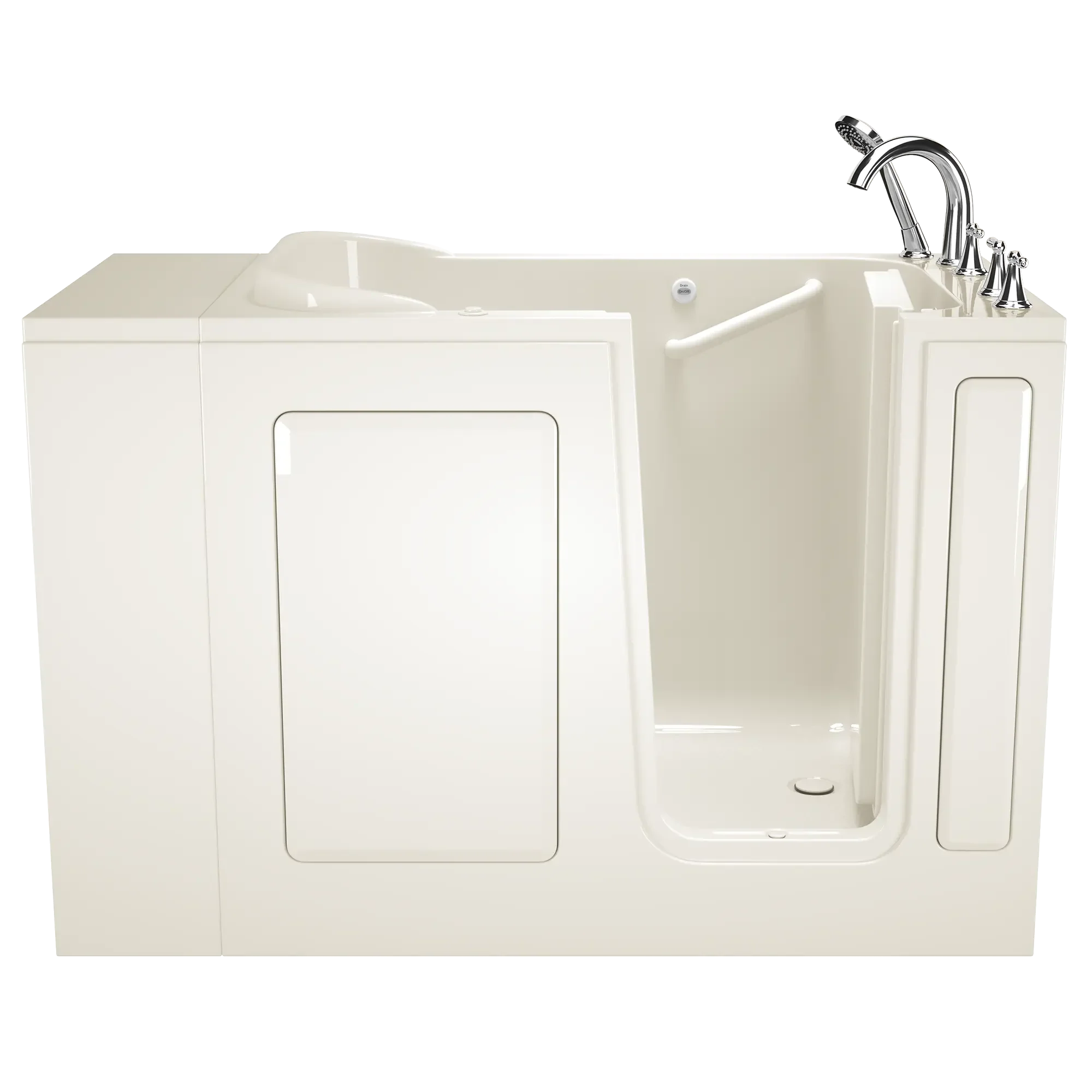 28x48 Inch Gelcoat Walk-In Bathtub with Right Hand Door & Drain - Ideal for Elderly & Mobility Accessible Bathroom Safety