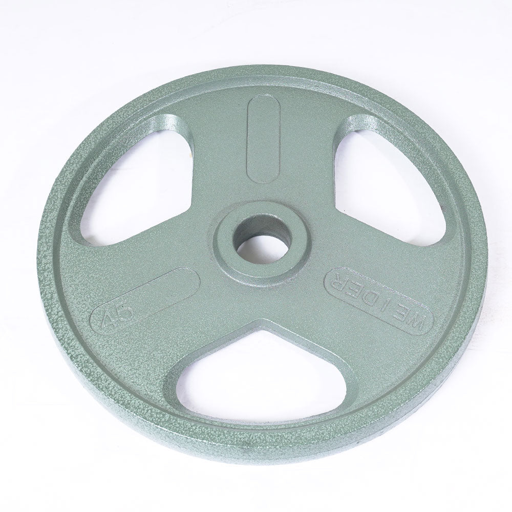 Weider 45LB Hammertone Olympic Weight Plate - Premium Gym Equipment for Strength Training & Home Workouts | Perfect for Weightlifting, CrossFit & Fitness Enthusiasts