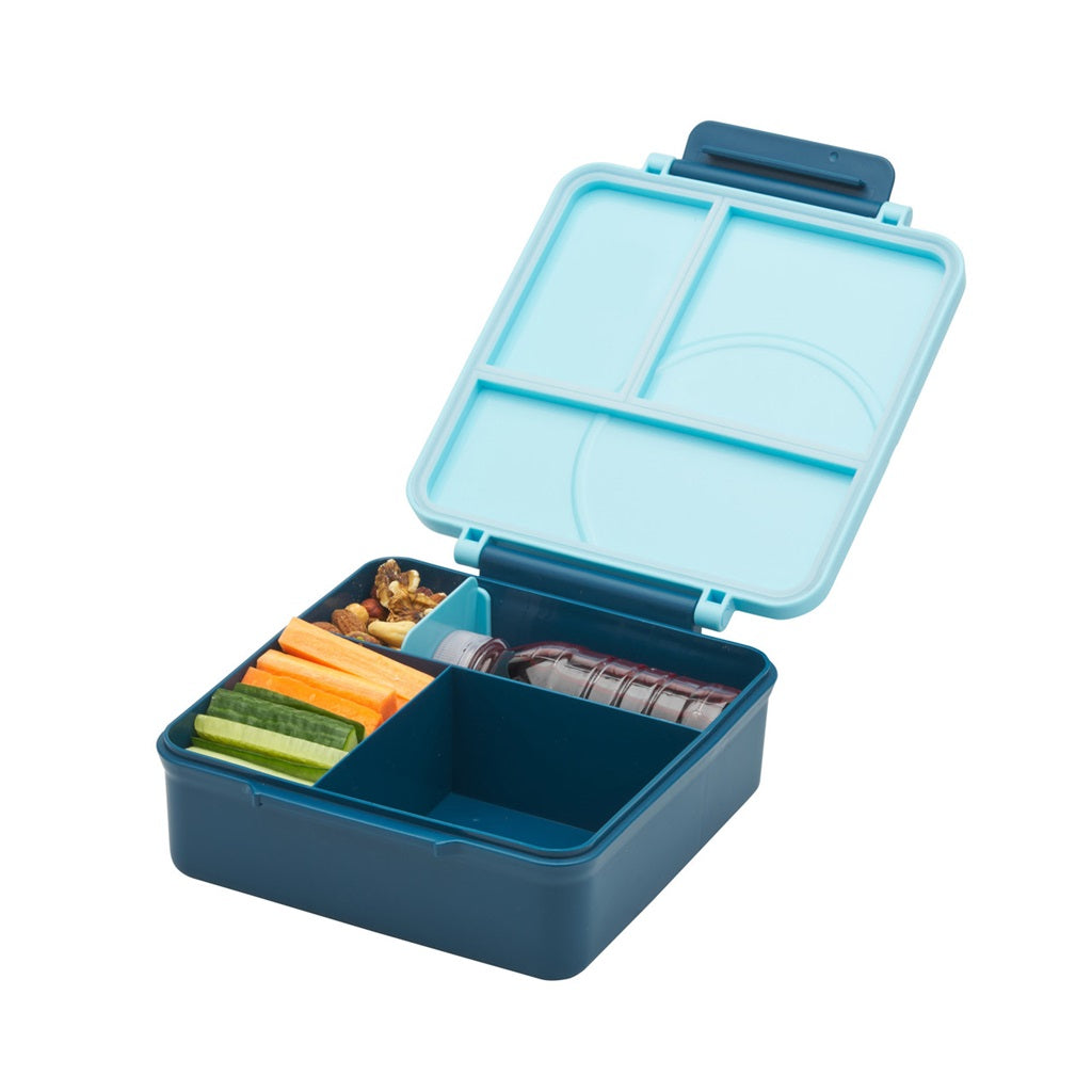 Avanti YumYum Bento Box with Insulated Jar - Leak-Proof Lunch Container for Kids & Adults, Perfect for School, Office & Picnics - Blue