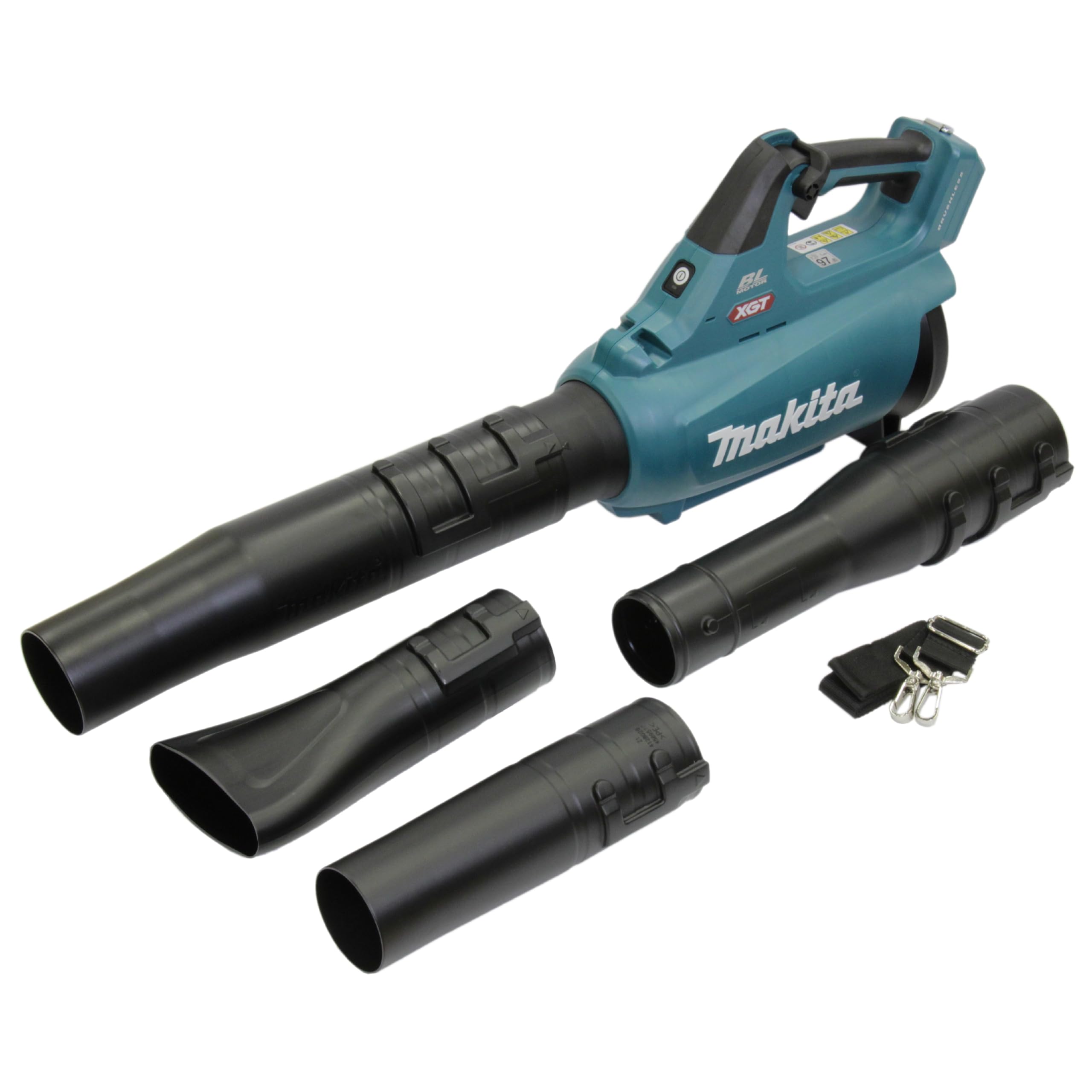 Makita UB001GZ 40V Max XGT Brushless Cordless Leaf Blower - Battery & Charger Not Included (Blue) - Perfect for Yard Cleanup, Driveway Clearing & Outdoor Maintenance