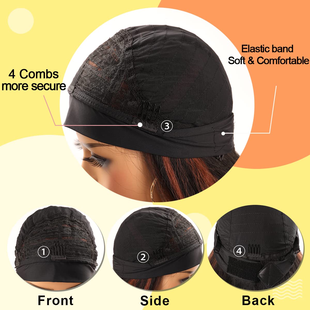 26 Inch Kinky Straight Headband Wig for Black Women - Glueless Half Wig with Adjustable Band | Perfect for Daily Wear, Parties & Protective Styling