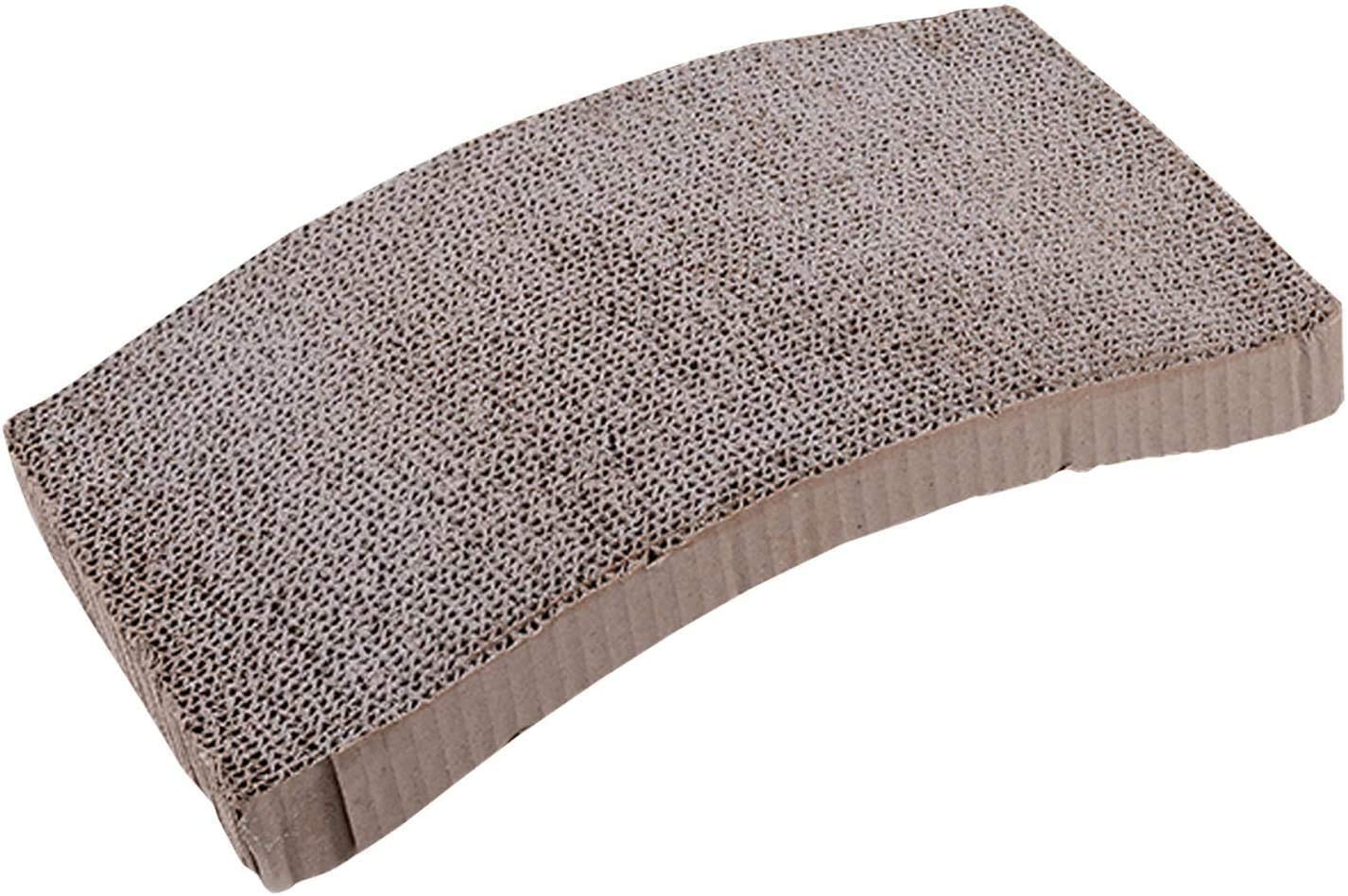Premium Cat Scratcher Cardboard - Extra Wide Scratching Post & Lounge Pad for Cats with Replaceable Core | Durable Cat Toy for Indoor Play, Furniture Protection & Cozy Cat Nap Spot