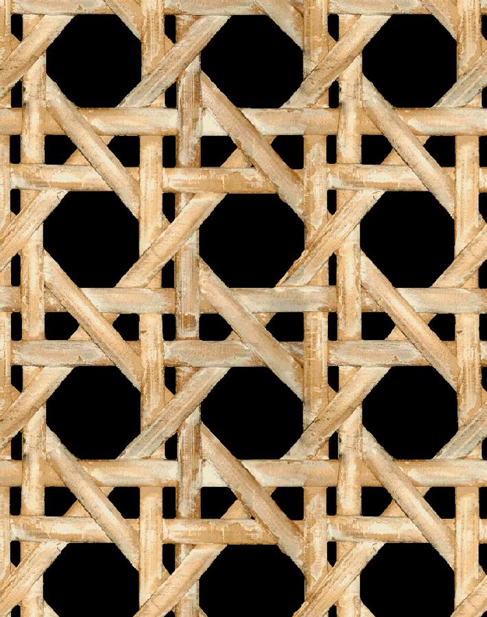 Faux Large Caning Peel and Stick Wallpaper - Black Onyx Textured Removable Wallpaper for Living Room, Bedroom, or Office Decor