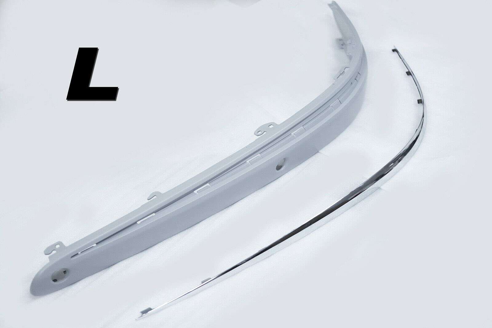 2003-2006 Mercedes-Benz E-Class W211 Front Bumper Molding with Chrome Trim | Premium Replacement Part | Perfect for Car Restoration & Customization