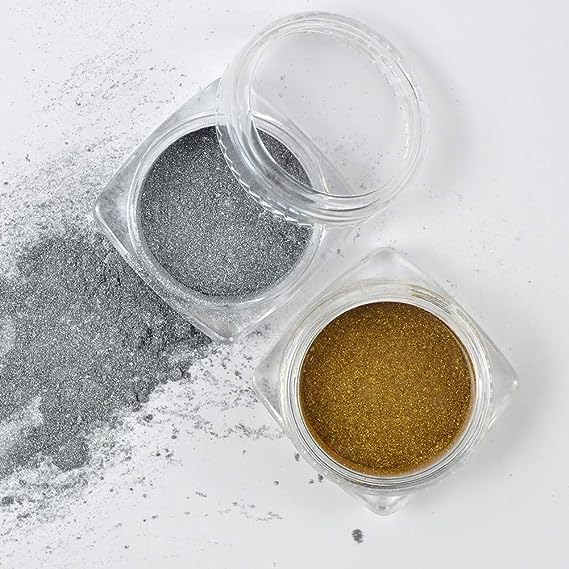 Bunny Nail Studio Chrome Powder for Nail Art - Dark Green Nail Glitter Polish Kit for Nail Extensions & Manicures | Professional Salon Quality Chrome Nail Paint | Perfect for Parties, Weddings & Special Occasions