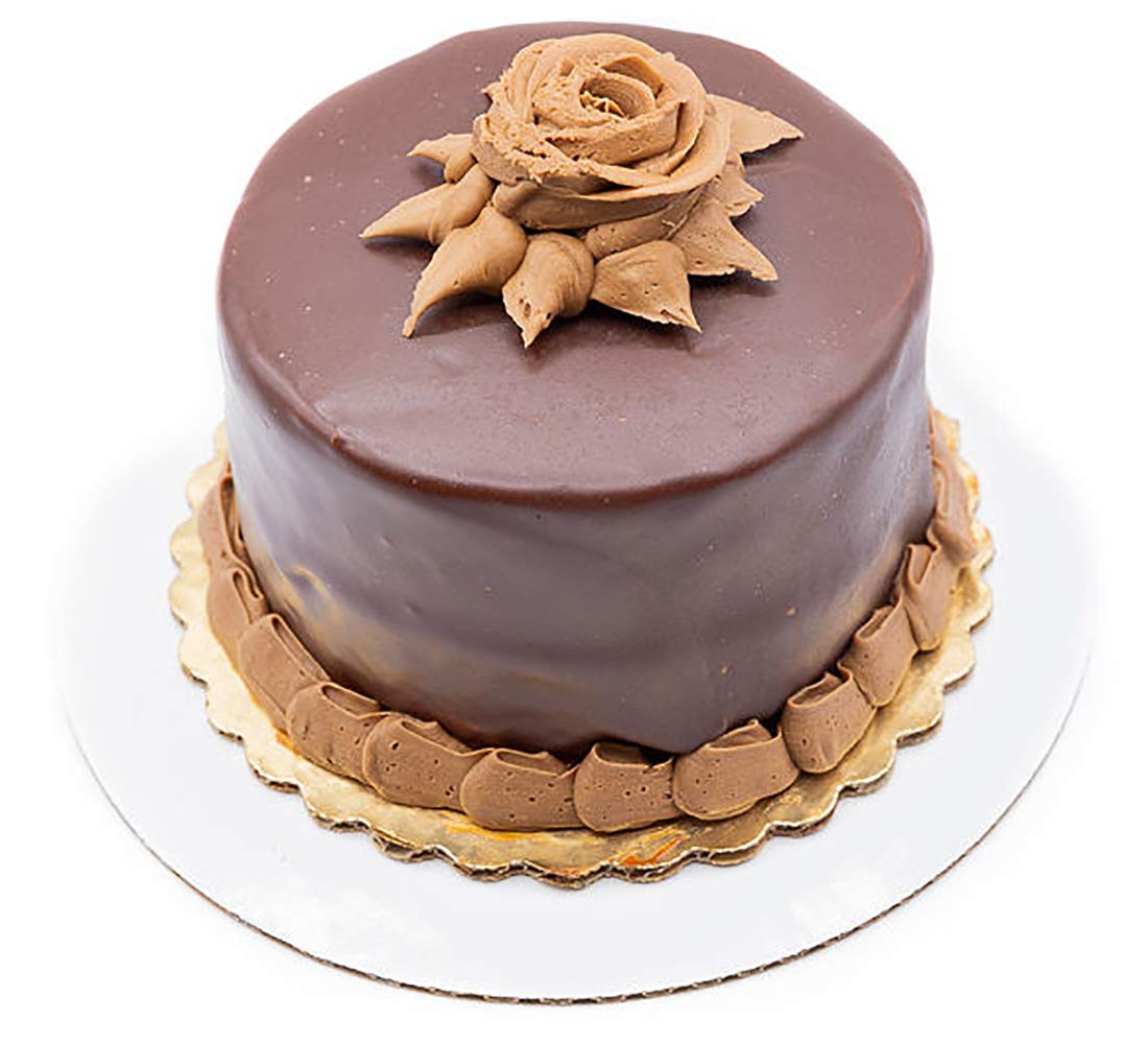 Eco-Friendly 8x8x4 Inch Recycled Pink Kraft Cake Box with 8 Inch Round Cake Boards (10-Pack, Front Loading) – Perfect for Bakeries, Wedding Cakes & Gift Packaging