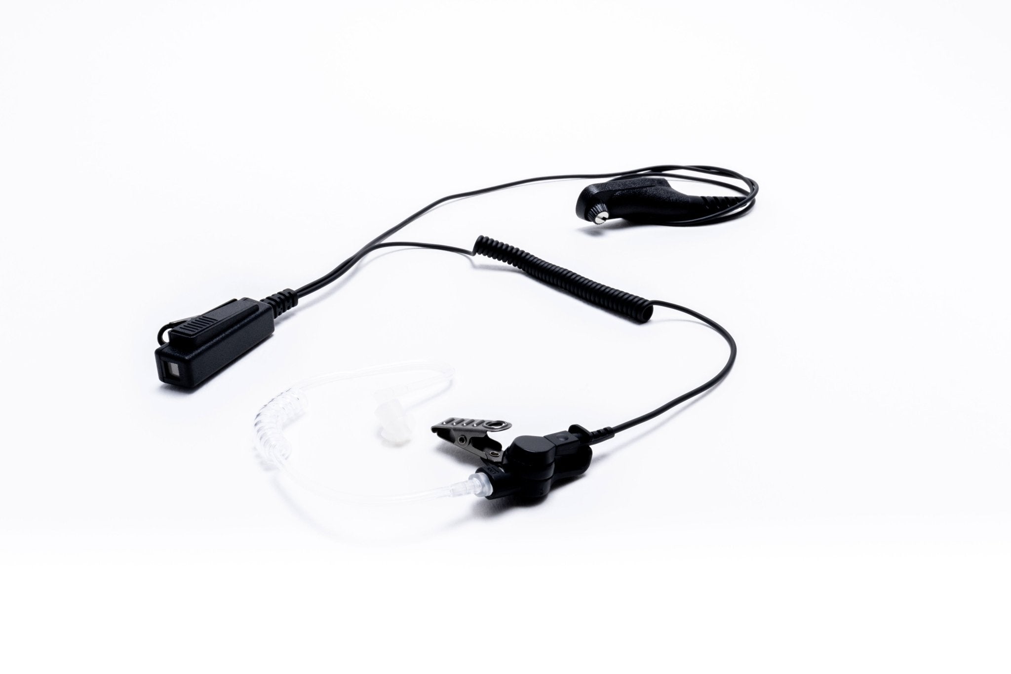 Impact Platinum Series 1-Wire Surveillance Kit for Two-Way Radio with Quick Disconnect Acoustic Tube - HYT3 P1W AT1 - Ideal for Security Personnel & Covert Operations