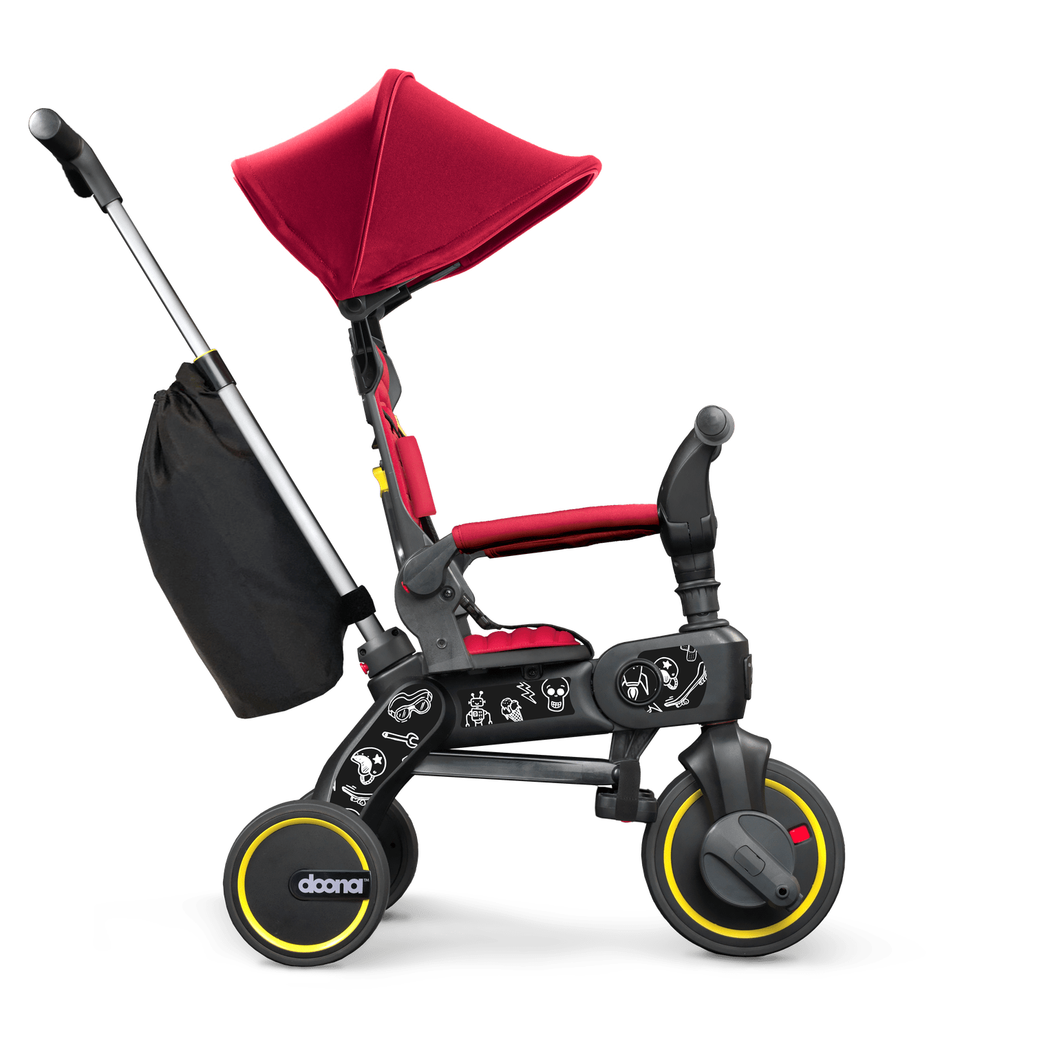 Doona Liki Trike Stickers - Decorative Vinyl Decals for Baby Stroller & Trike - Perfect for Personalizing Kids' Ride-On Toys, Strollers, and Tricycles - Indoor & Outdoor Use