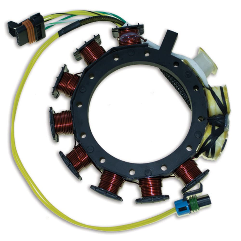 CDI Electronics 174-2387 2/3/4 Cylinder Stator 16 Amp - Compatible with Mercury & Yamaha Outboard Motors - Perfect for Marine Engine Repair & Boat Maintenance