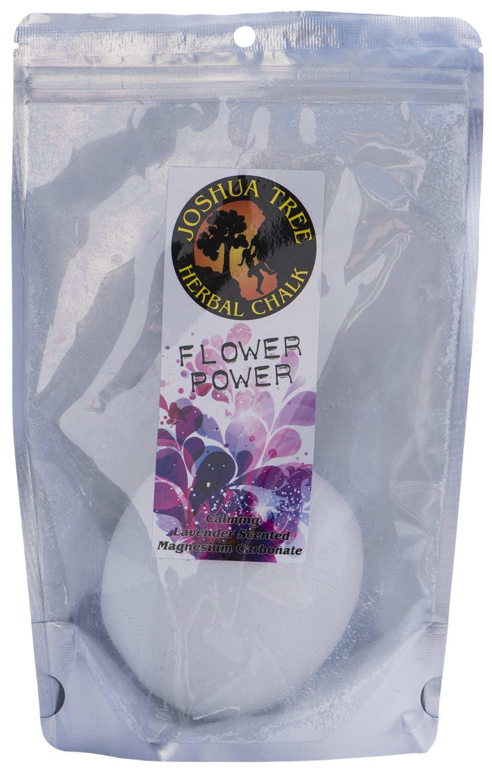 JOSHUA TREE Premium Herbal Chalk Ball for Rock Climbing & Gymnastics Training - Natural Grip Enhancer - Flower Power Design - Ideal for Bouldering, Weightlifting & Fitness Workouts