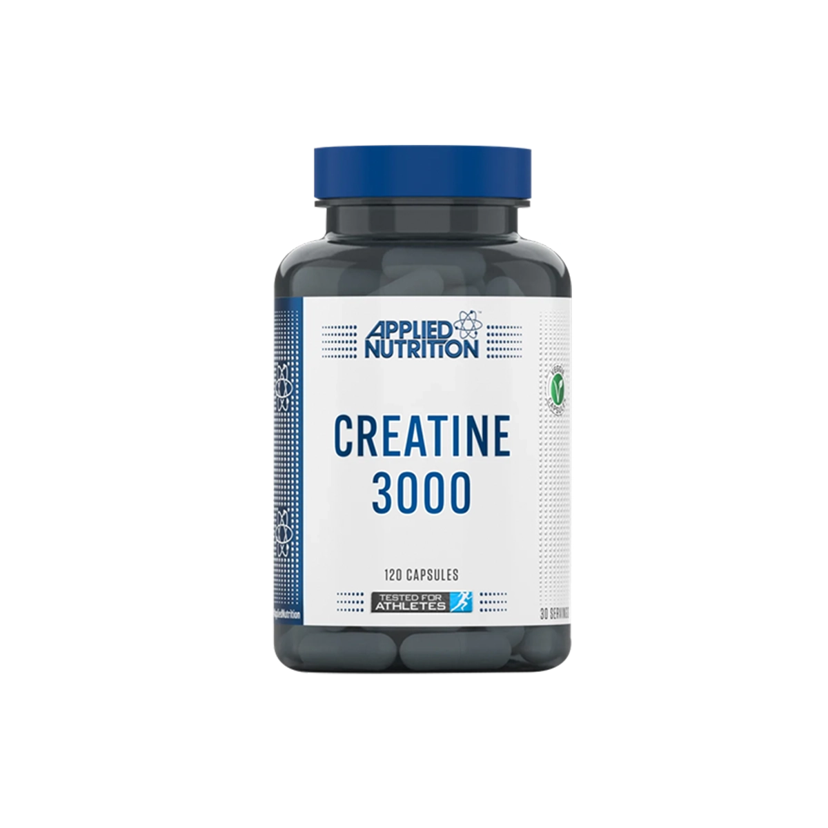 Applied Nutrition Creatine 3000 Capsules - 120 Count for Muscle Growth & Strength | Pre-Workout & Post-Workout Supplement for Athletes & Bodybuilders