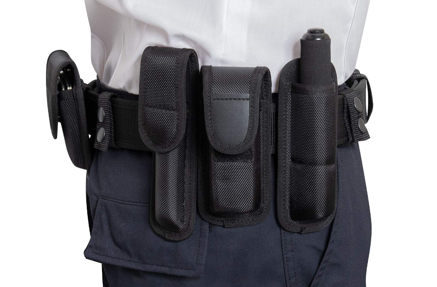 Rothco Deluxe Modular Duty Belt Rig - Tactical Military Belt for Police, Security & Outdoor Use - Adjustable MOLLE-Compatible Duty Gear for Work & Survival Scenarios