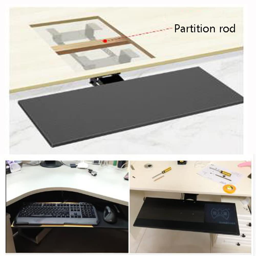 Ergonomic Adjustable Under Desk Keyboard Tray - 29.5