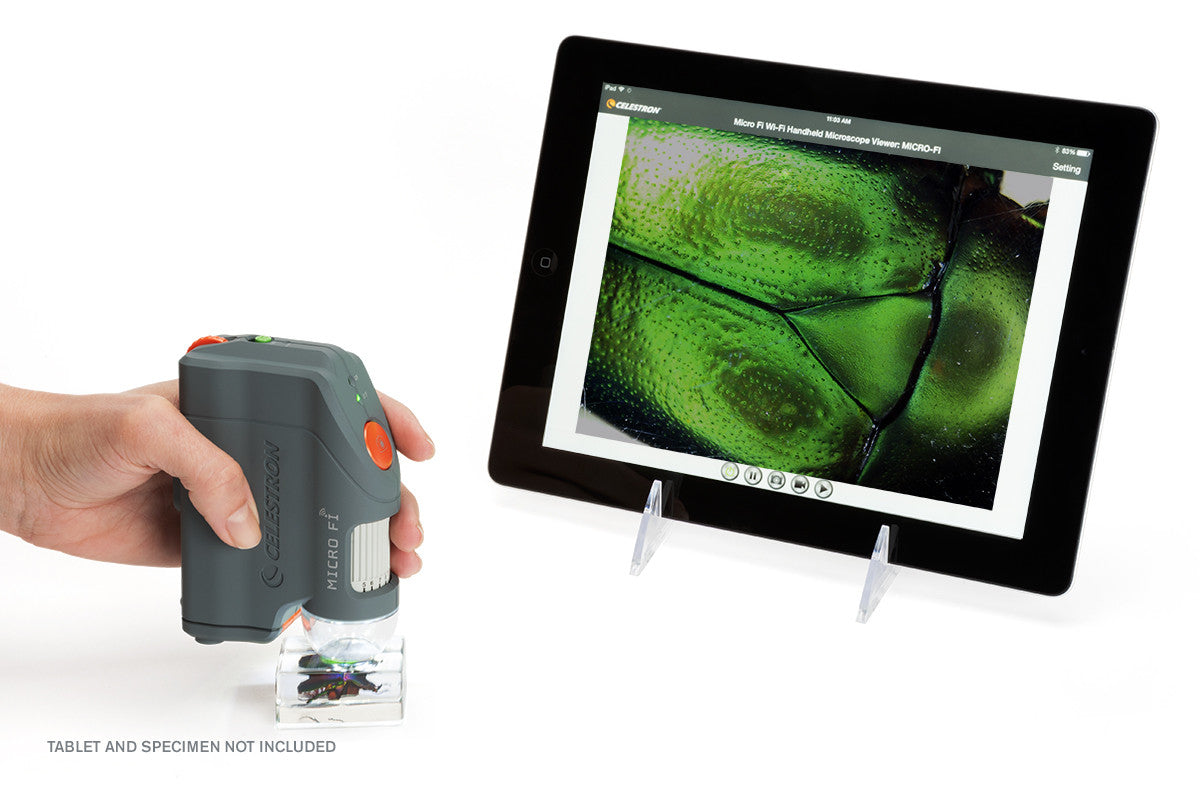 Digital Wireless WiFi Microscope with HD Camera - 50X-1000X Magnification for Electronics Repair, Coin Collecting & Science Education | Compatible with iPhone, Android & PC