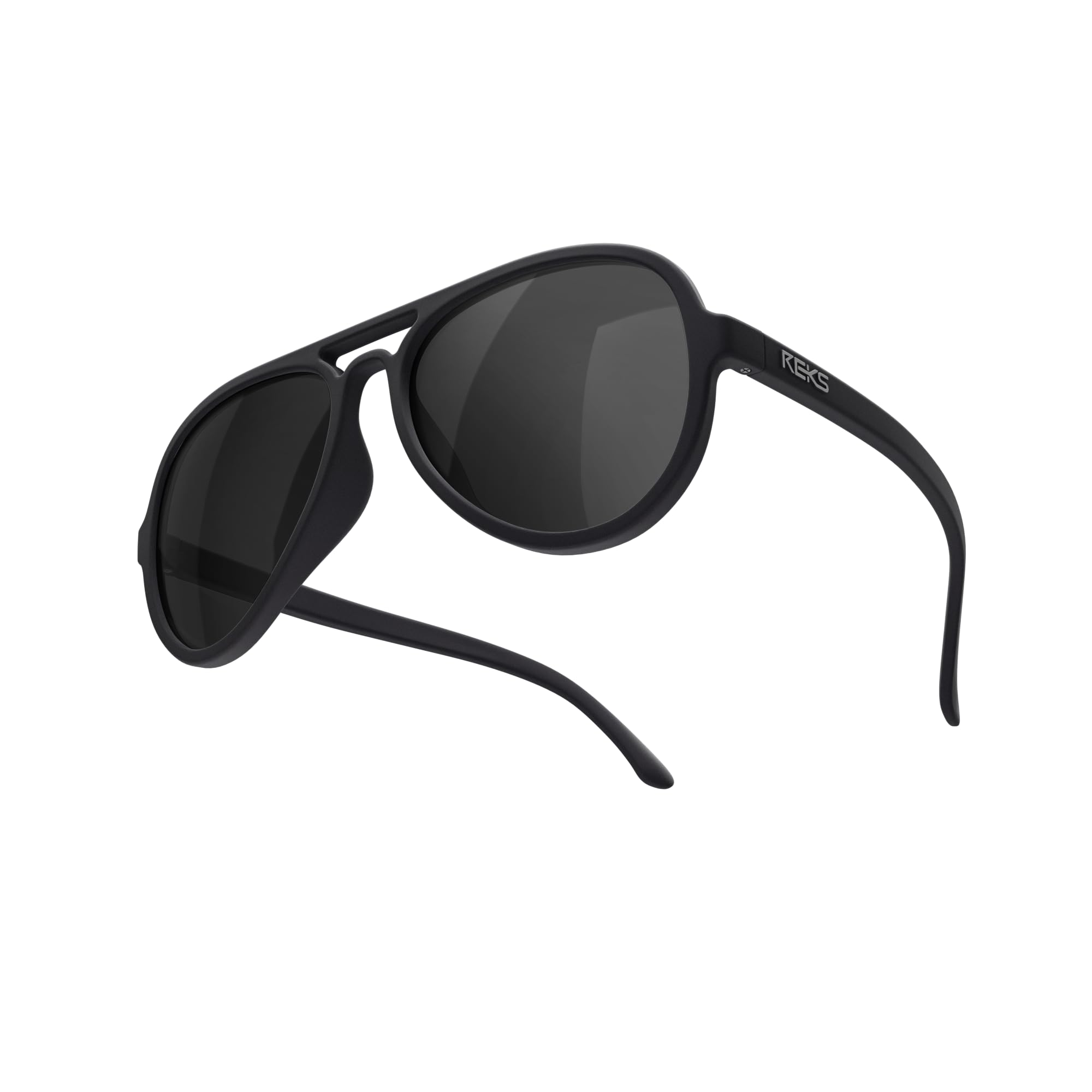 REKS Aviator Sunglasses for Men & Women - Polarized UV Protection, Unbreakable Lightweight Frame - Perfect for Driving, Travel & Outdoor Activities