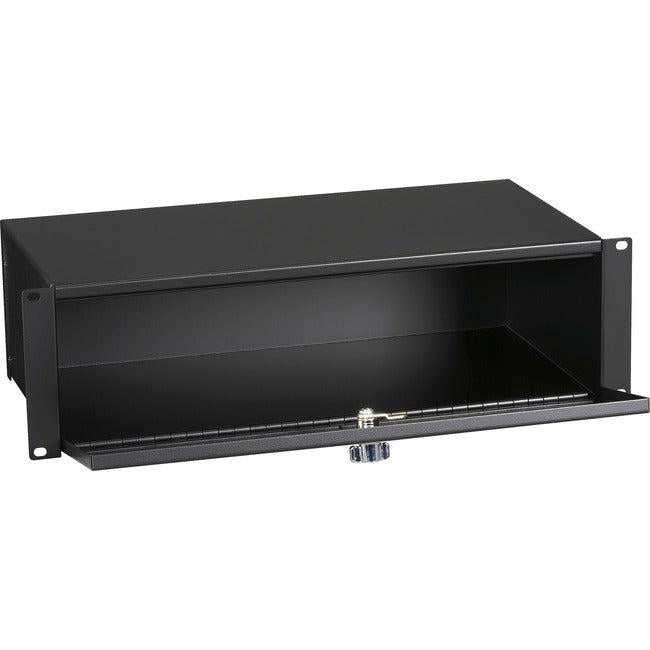 19-Inch 3U Rackmount Drawer with 9D Depth & 2-Point Mounting - GSA & TAA Compliant - Ideal for Server Racks, Data Centers & Network Cabinets