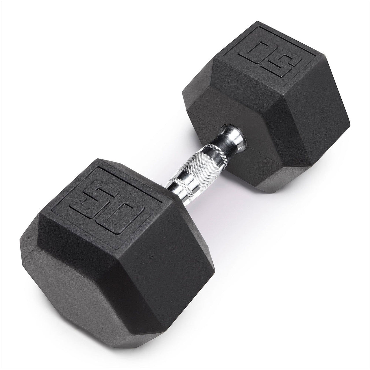 50lb Rubber Hex Dumbbell Set for Home Gym & Strength Training | Marcy RHDB-050 | Durable Workout Equipment for Weight Lifting & CrossFit