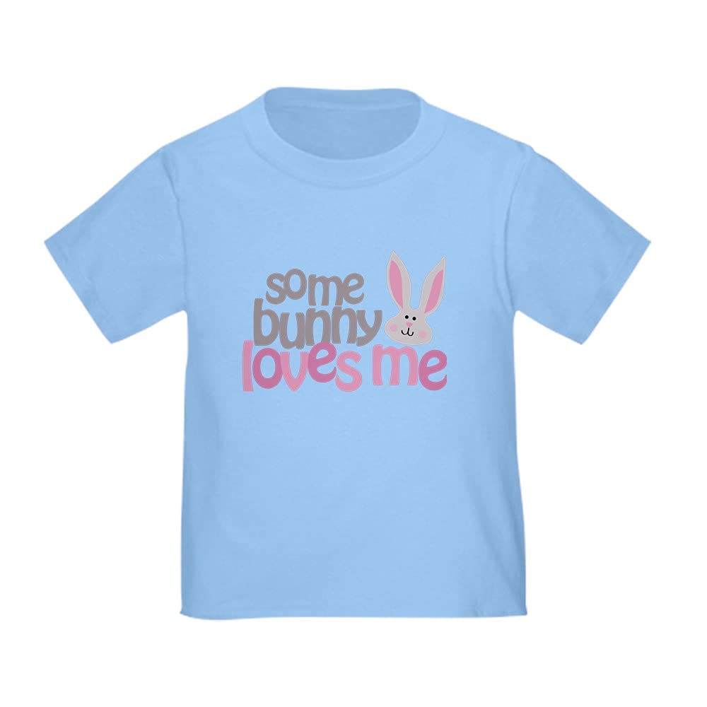 Some Bunny Loves Me Cute Toddler T-Shirt - Soft Cotton Baby Tee for Boys & Girls - Perfect for Easter, Spring Outfits & Family Photos