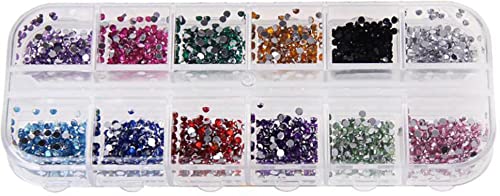 SHILLS Professional Nail Art Kit - Mixed Size Crystals, Charms & Decorations for Nail Art Designs | Multicolor Nail Accessories Set for DIY Manicures, Salon Use & Party Nail Art
