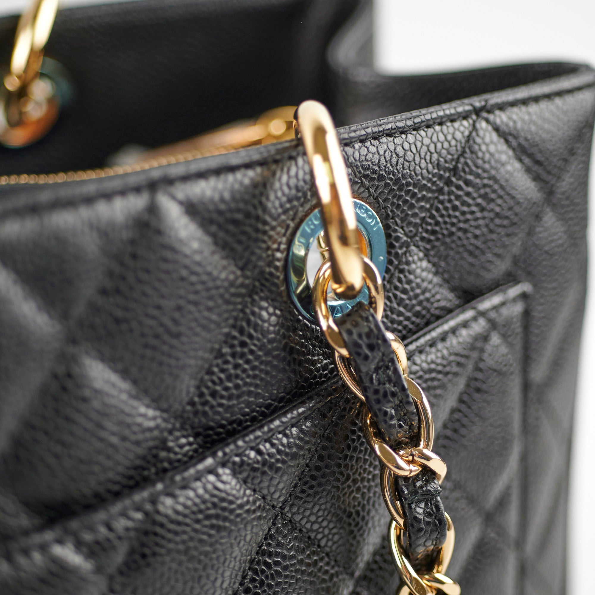 Chanel Caviar Leather GST Grand Shopping Tote Bag Black - Luxury Designer Handbag for Women, Perfect for Work, Travel & Everyday Use