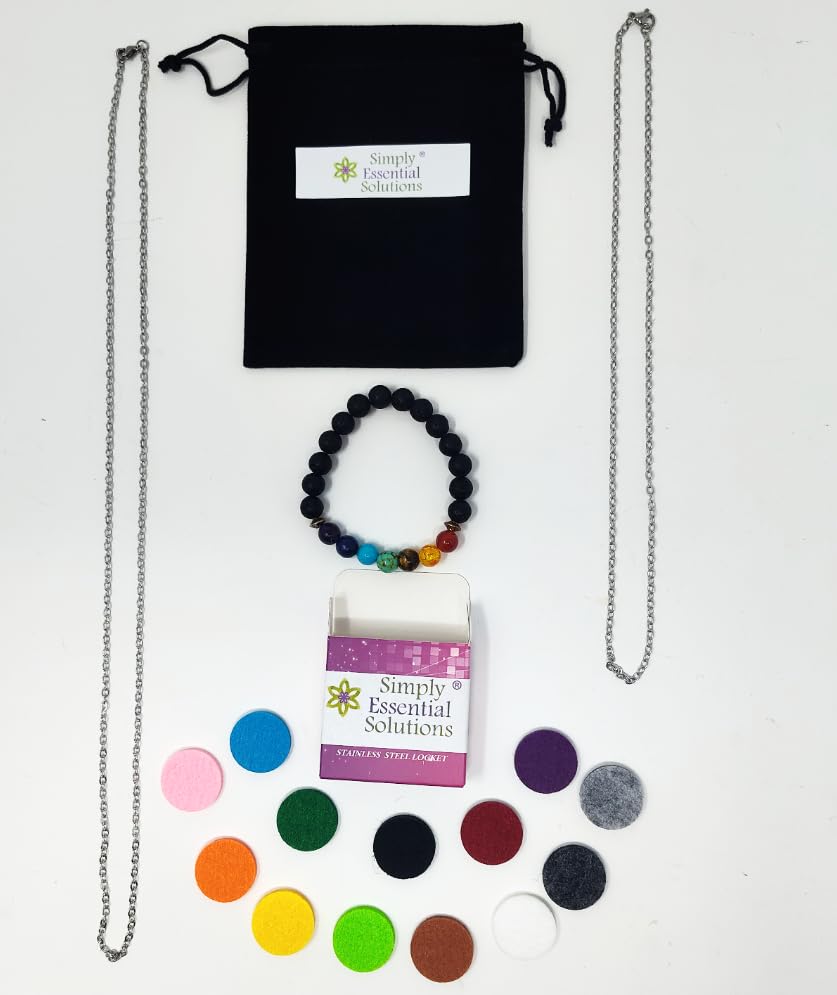 Aromatherapy Essential Oil Locket for Home & Travel