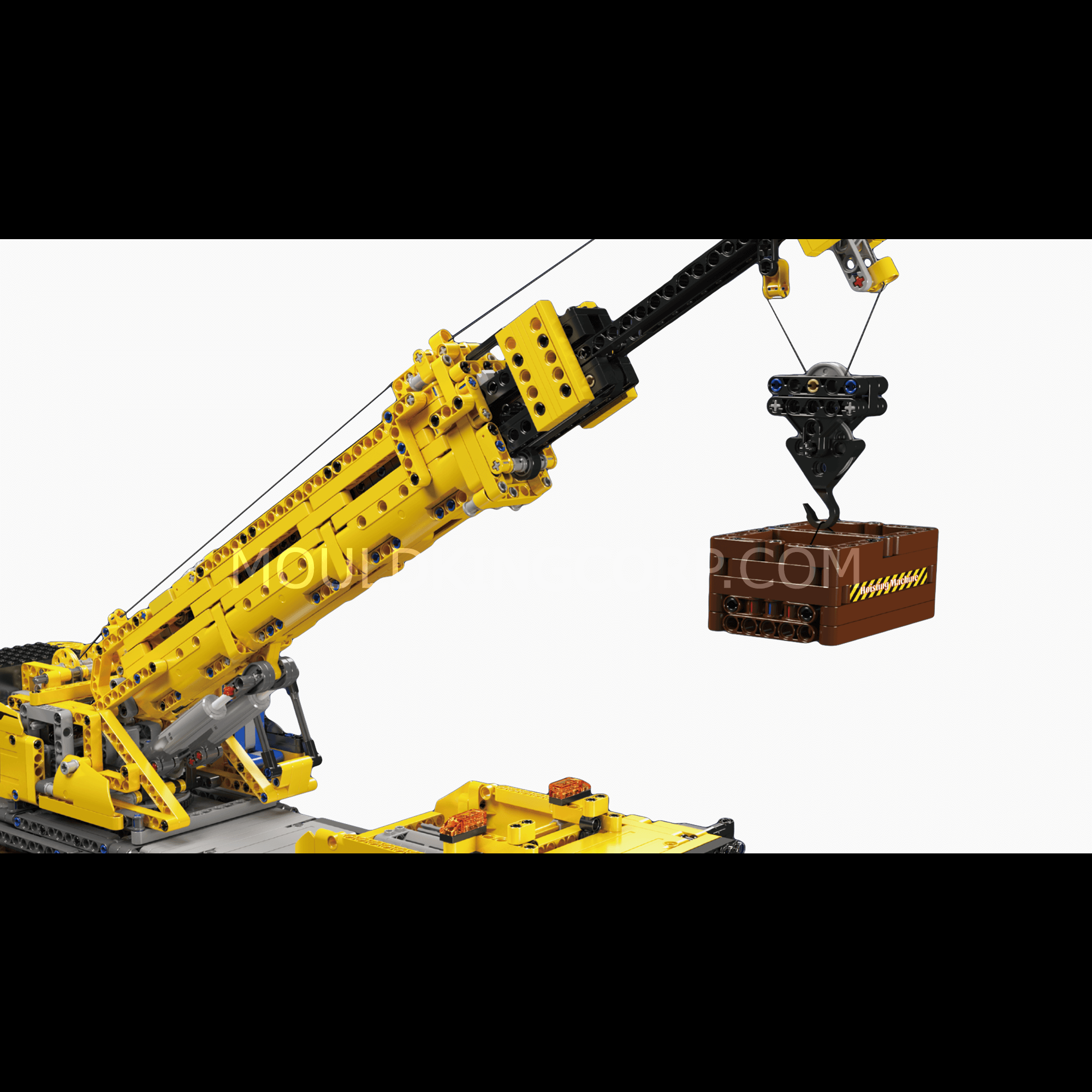 Mould King 17047 Mechanical Crane C+ Building Set - 2,688 Piece STEM Construction Toy for Kids & Adults | DIY Engineering Kit for Creative Play, Gift Idea, and Educational Fun