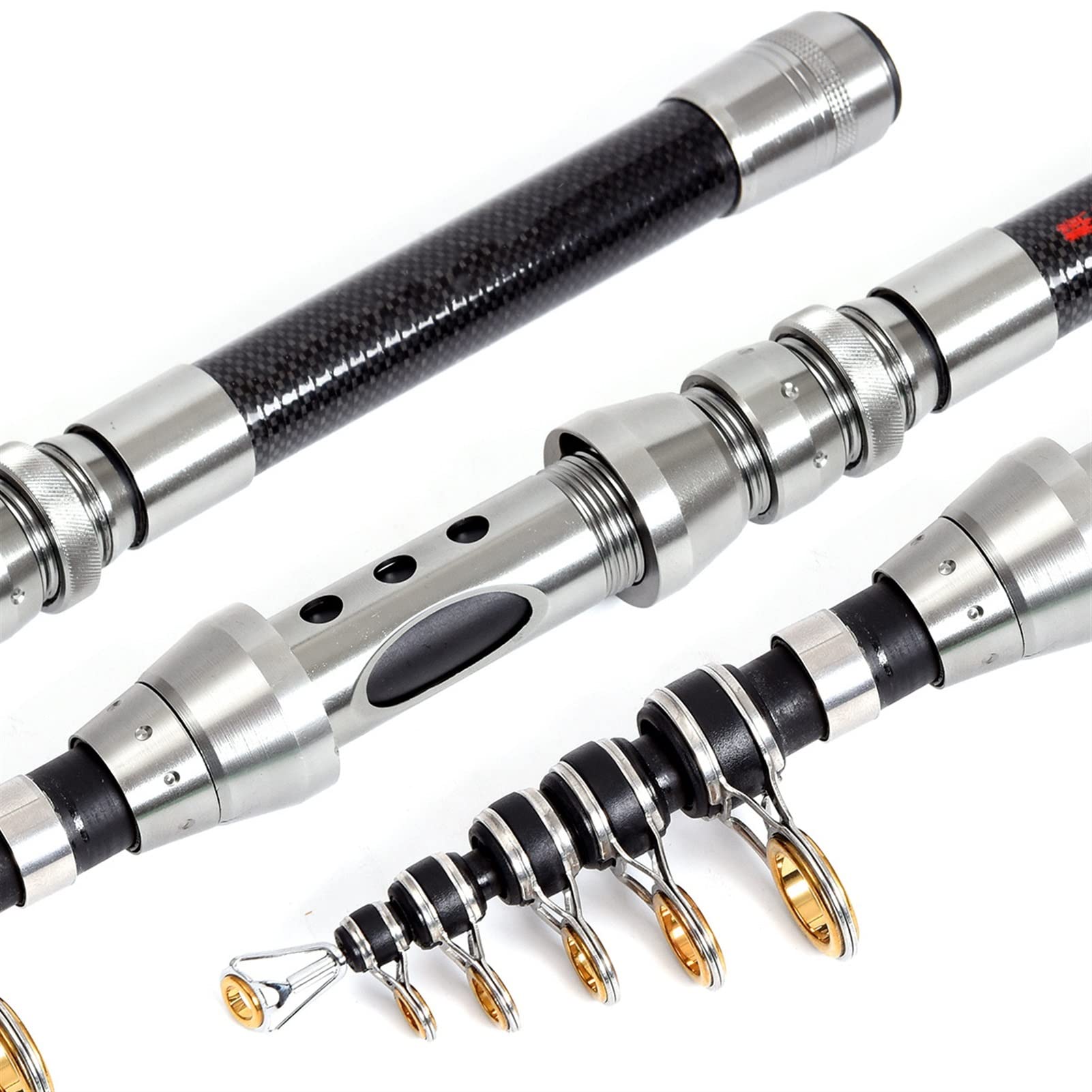 Best Telescopic Fishing Rod and Reel Combos Set (1.5m-2.4m) with 1000-7000 Spinning Reels - Portable Travel Fishing Gear for Beginners & Anglers - Perfect for Freshwater, Saltwater & Travel Fishing Adventures